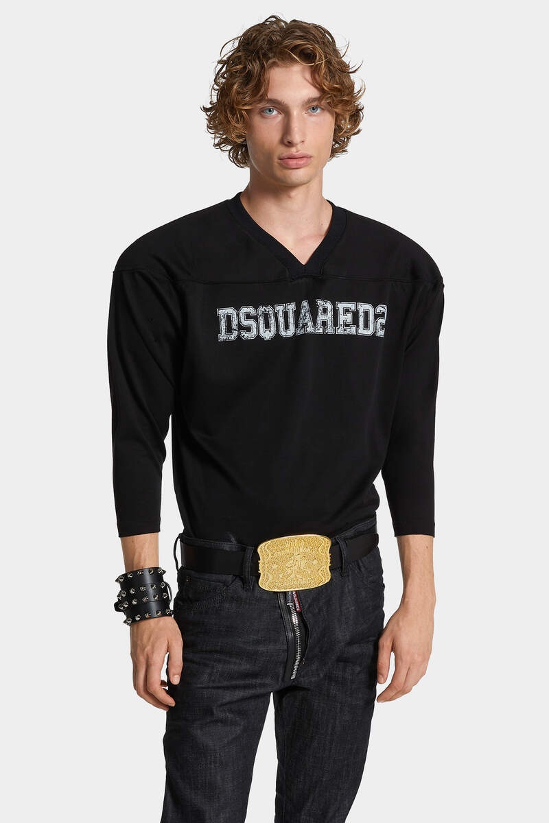 VINTAGE WASH FOOTBALL FIT T-SHIRT - 3