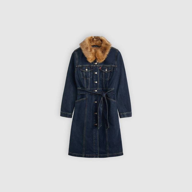 LONGLINE FUR TRUCKER JACKET 1