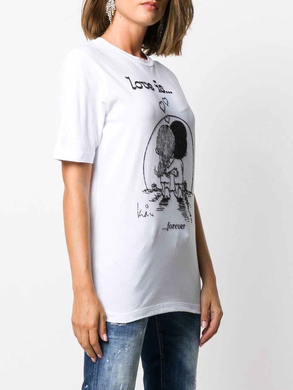 Love is Forever graphic-print T-shirt - 3