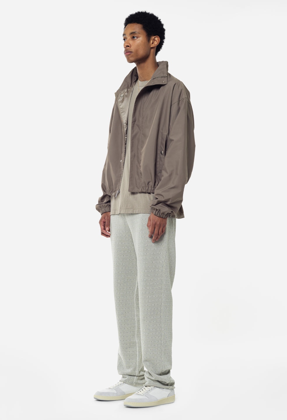 RAW EDGE JACQUARD SWEATS - 4