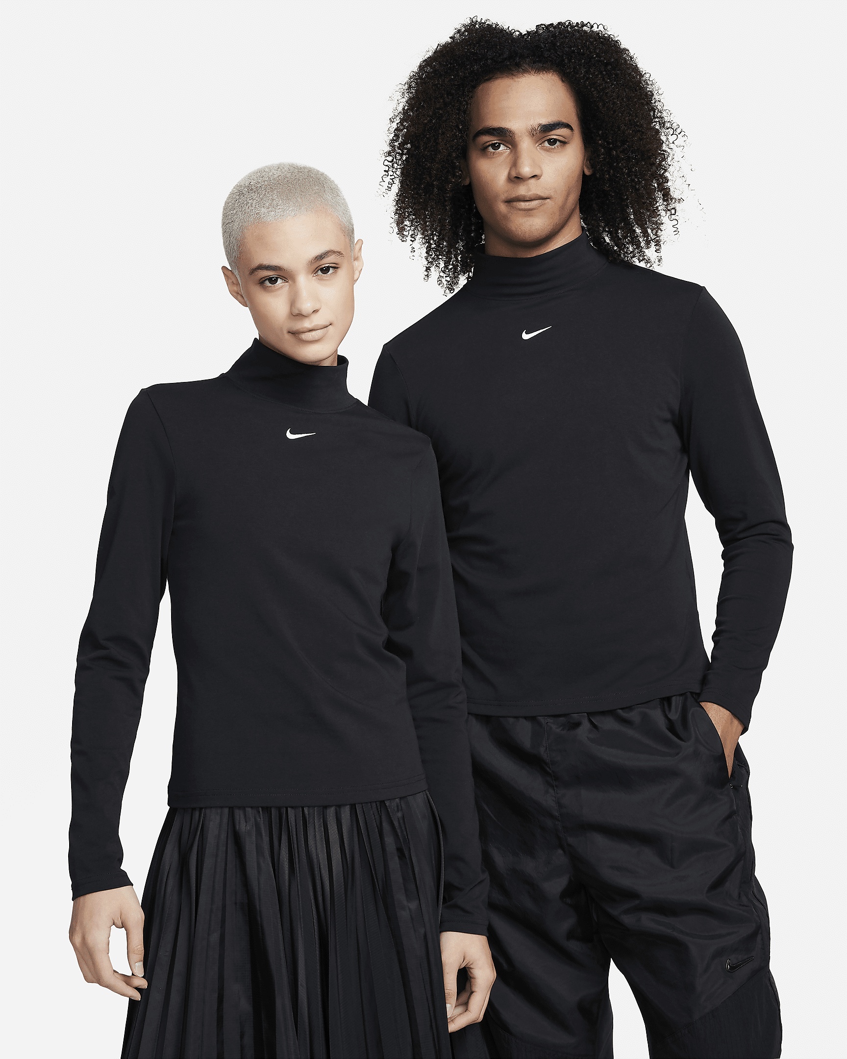 Women's Nike Sportswear Collection Essentials Long-Sleeve Mock Top - 1