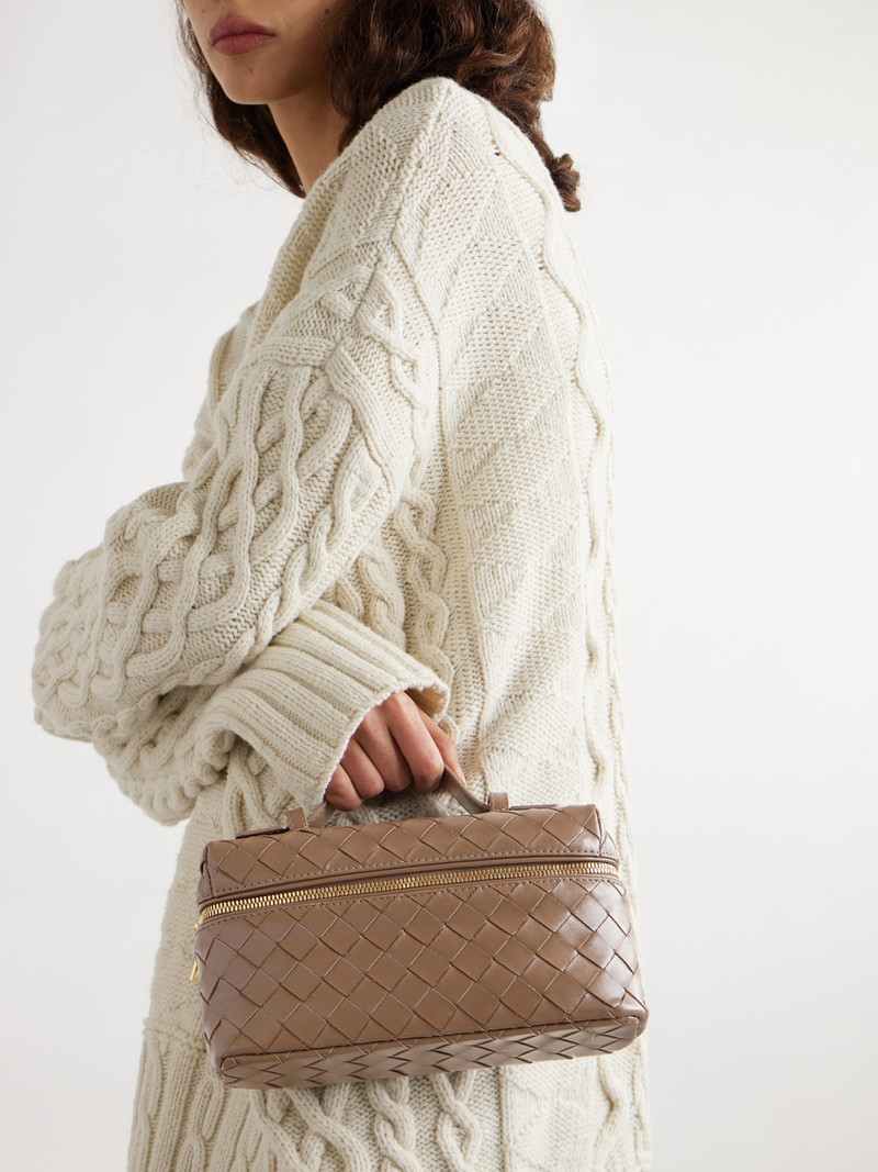 Bottega Veneta Bang Bang Vanity Intrecciato Leather Tote outlook