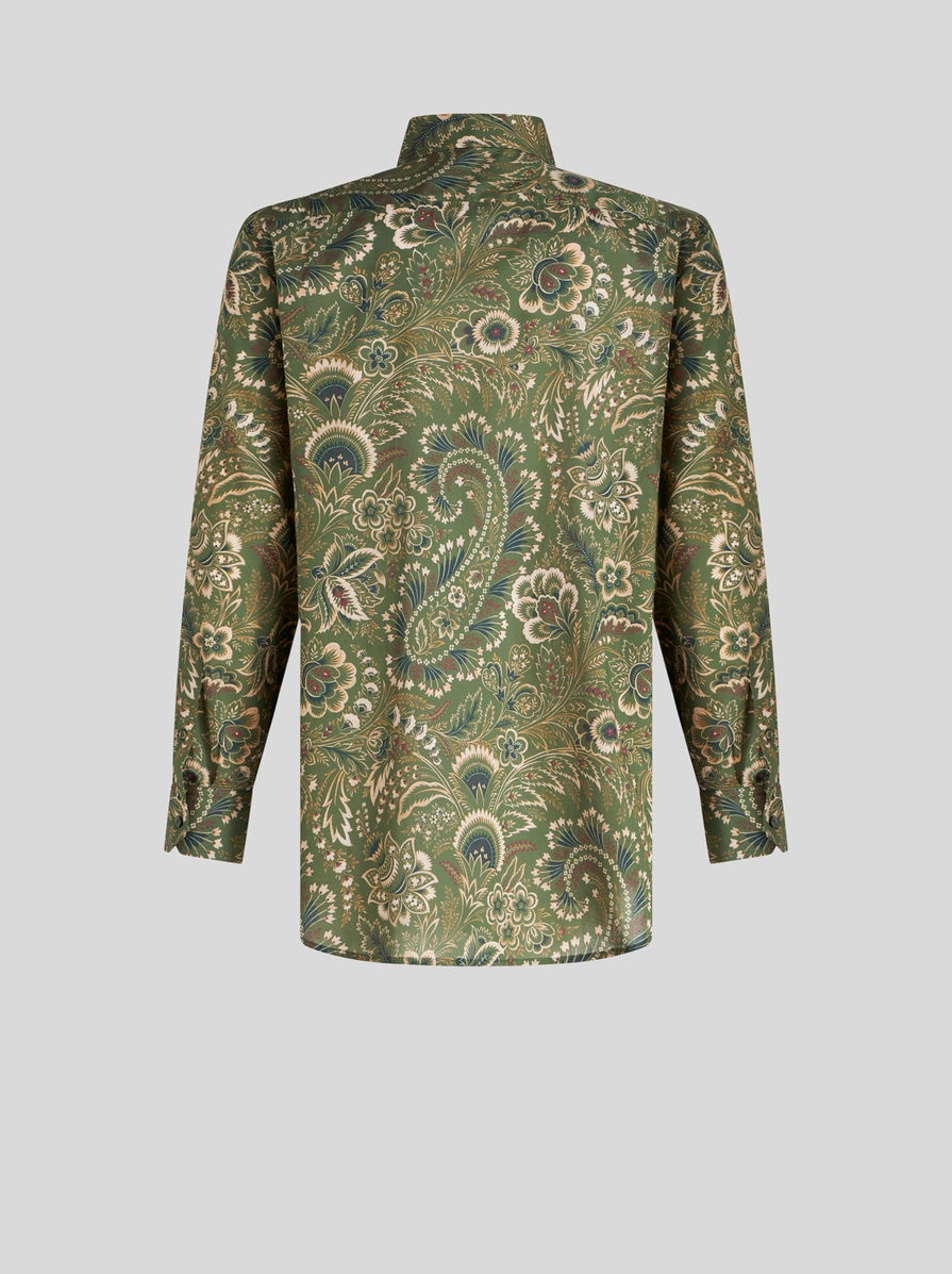 FLORAL PAISLEY COTTON SHIRT - 6