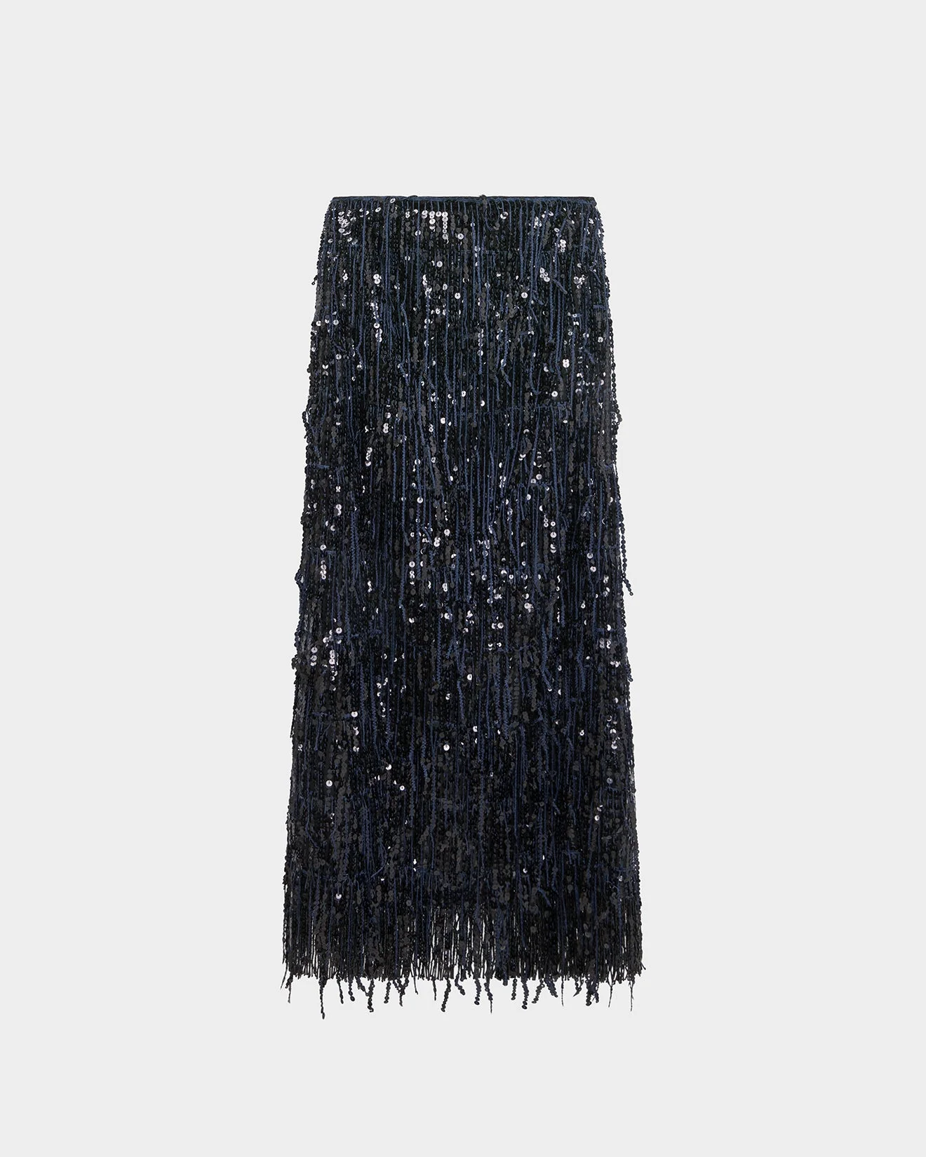 DIA MIDI SKIRT IN FRINGE SEQUIN - 1