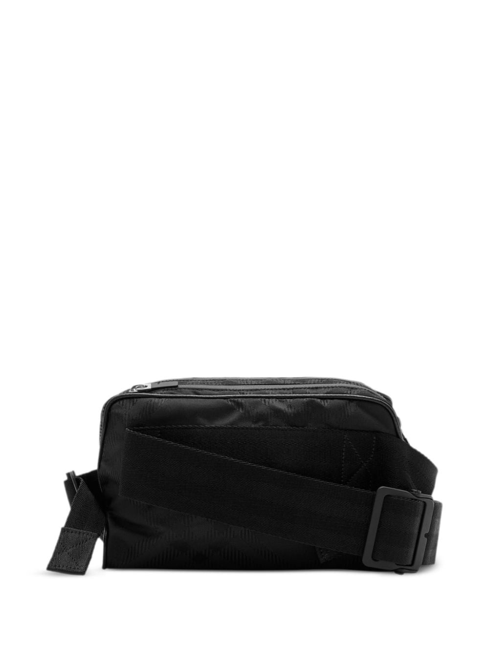 check-jacquard belt bag - 2