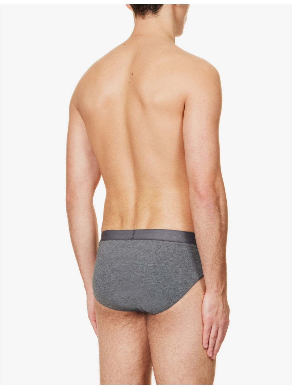 Tonal waistband pack of two stretch-cotton briefs - 4