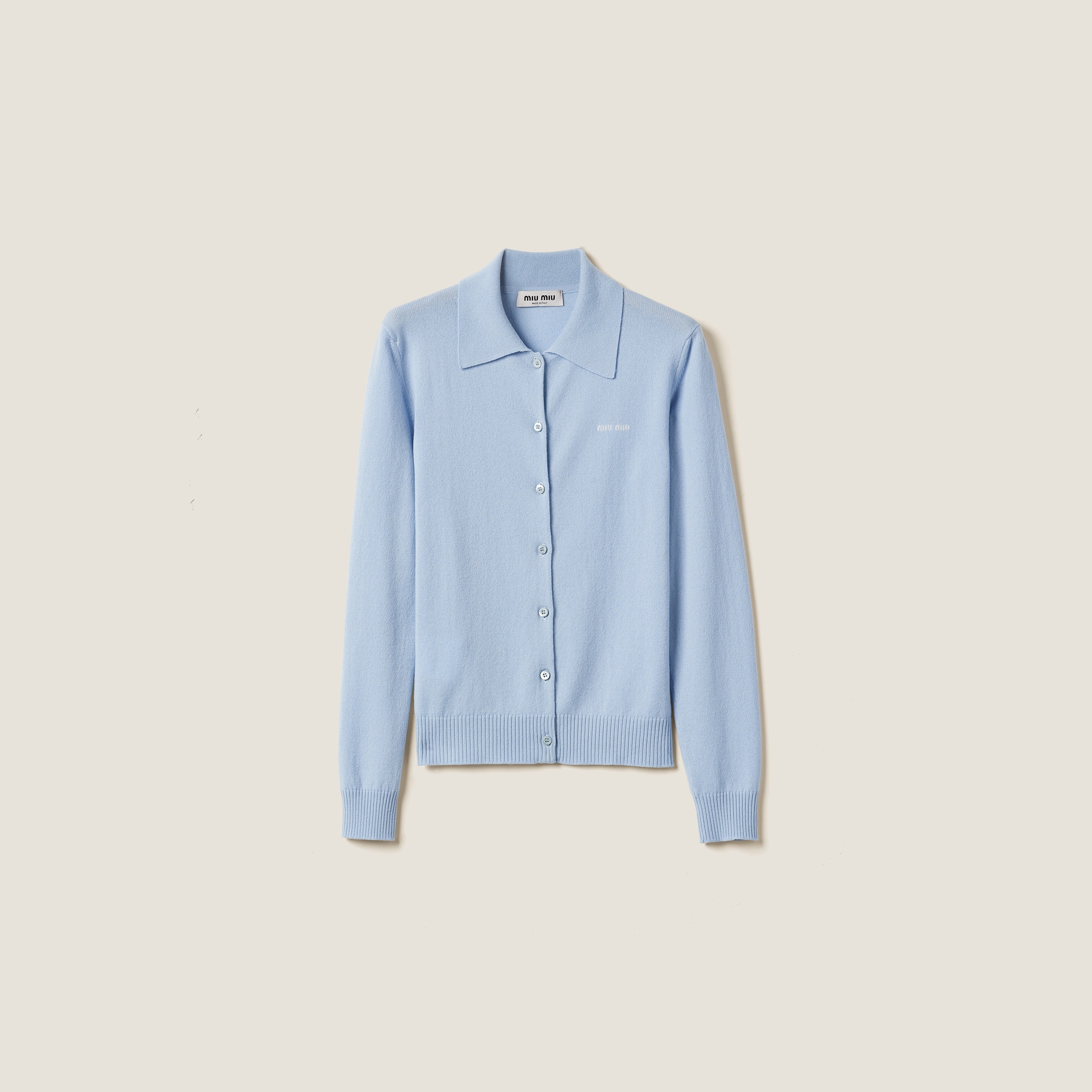 Cashmere knit cardigan - 1