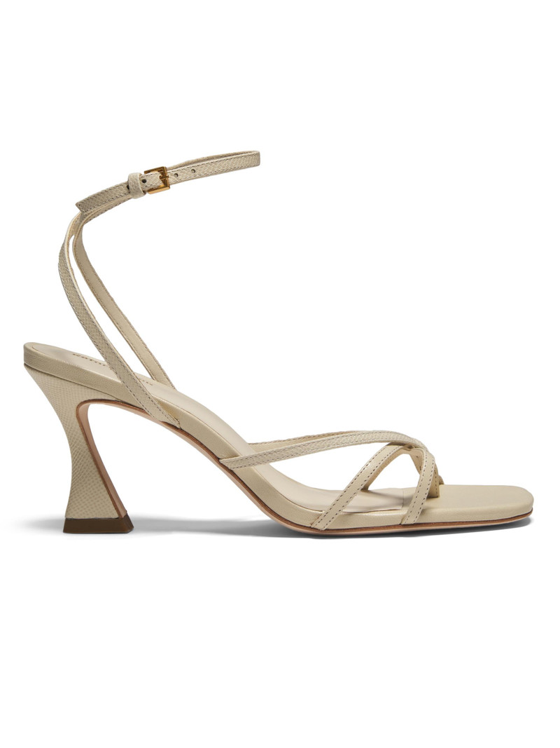 Women's Gen Leather Sandals - Almond Snake 1