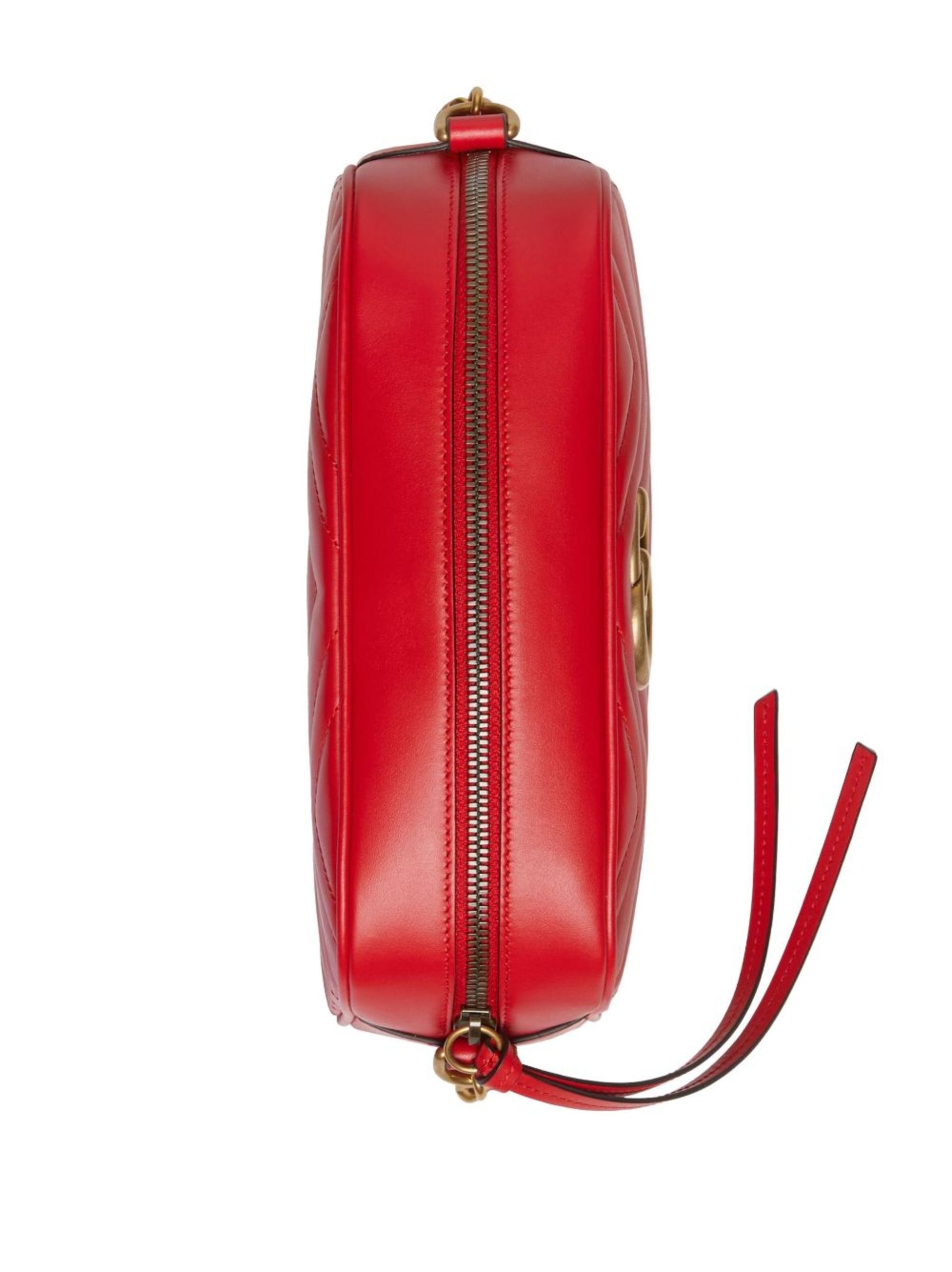 Red GG Marmont Matelassé Shoulder Bag - 5