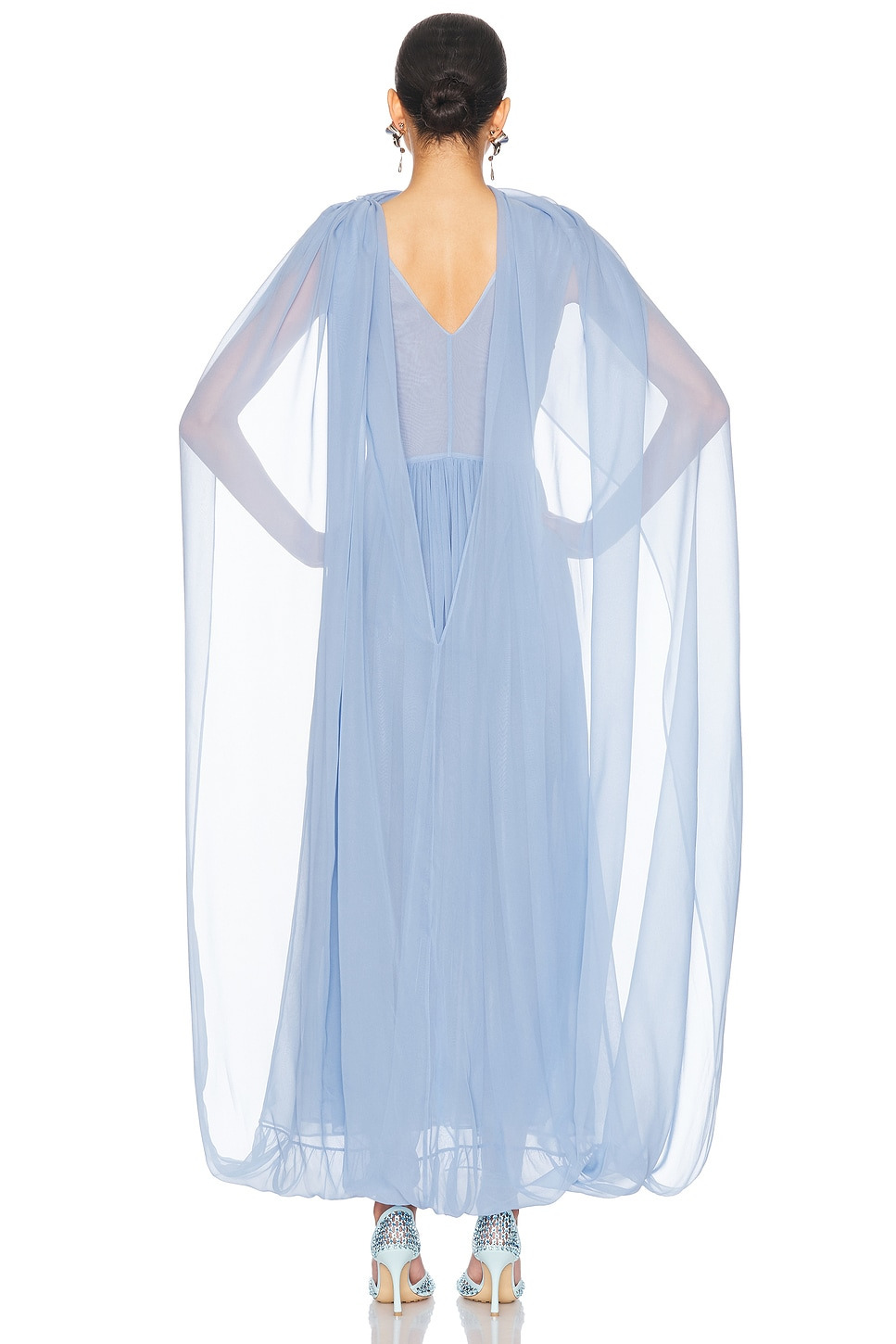 The Sabine Dress in Silk Chiffon - 6