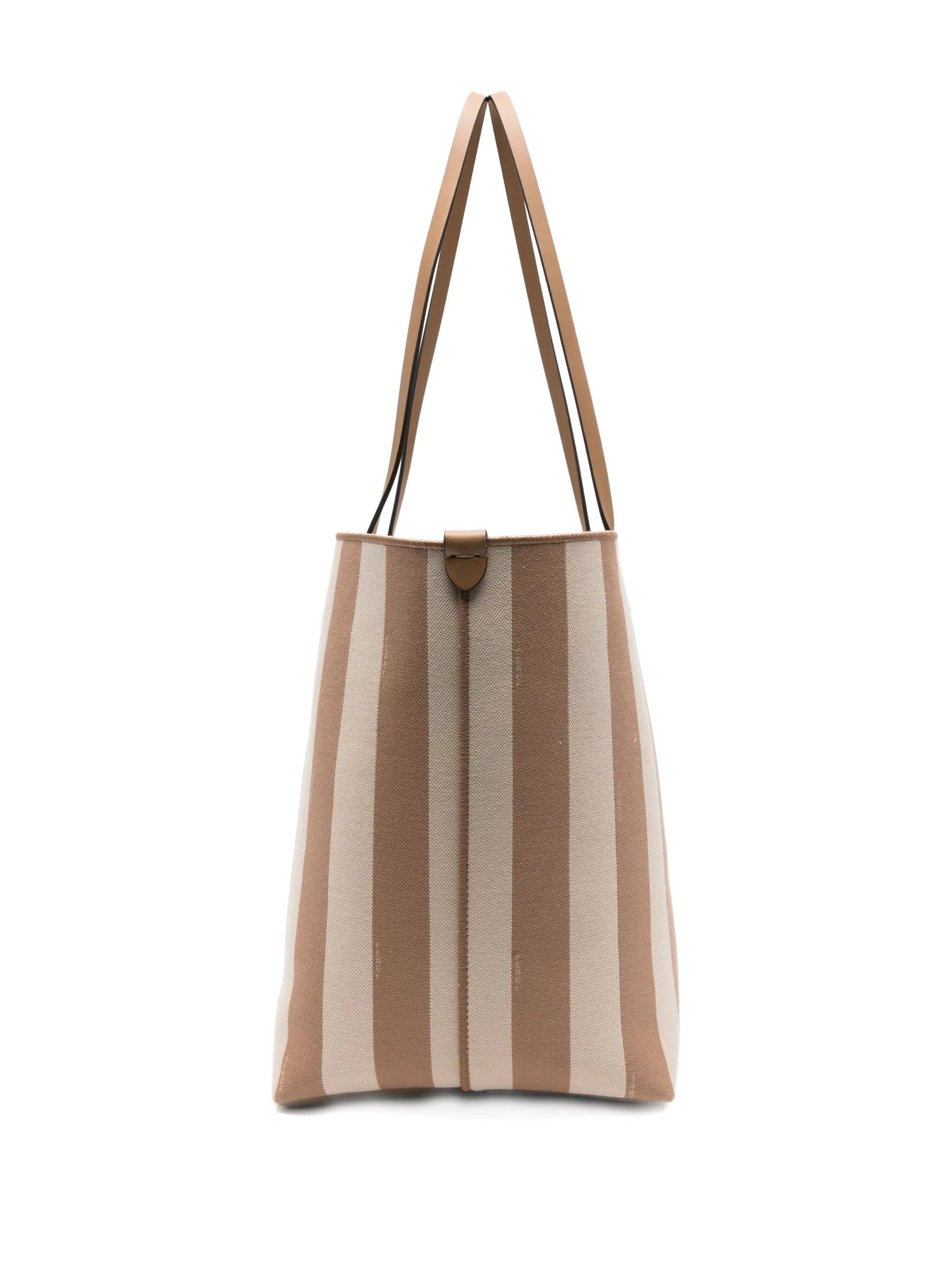 Fendi Large Striped Tote Bag - 5
