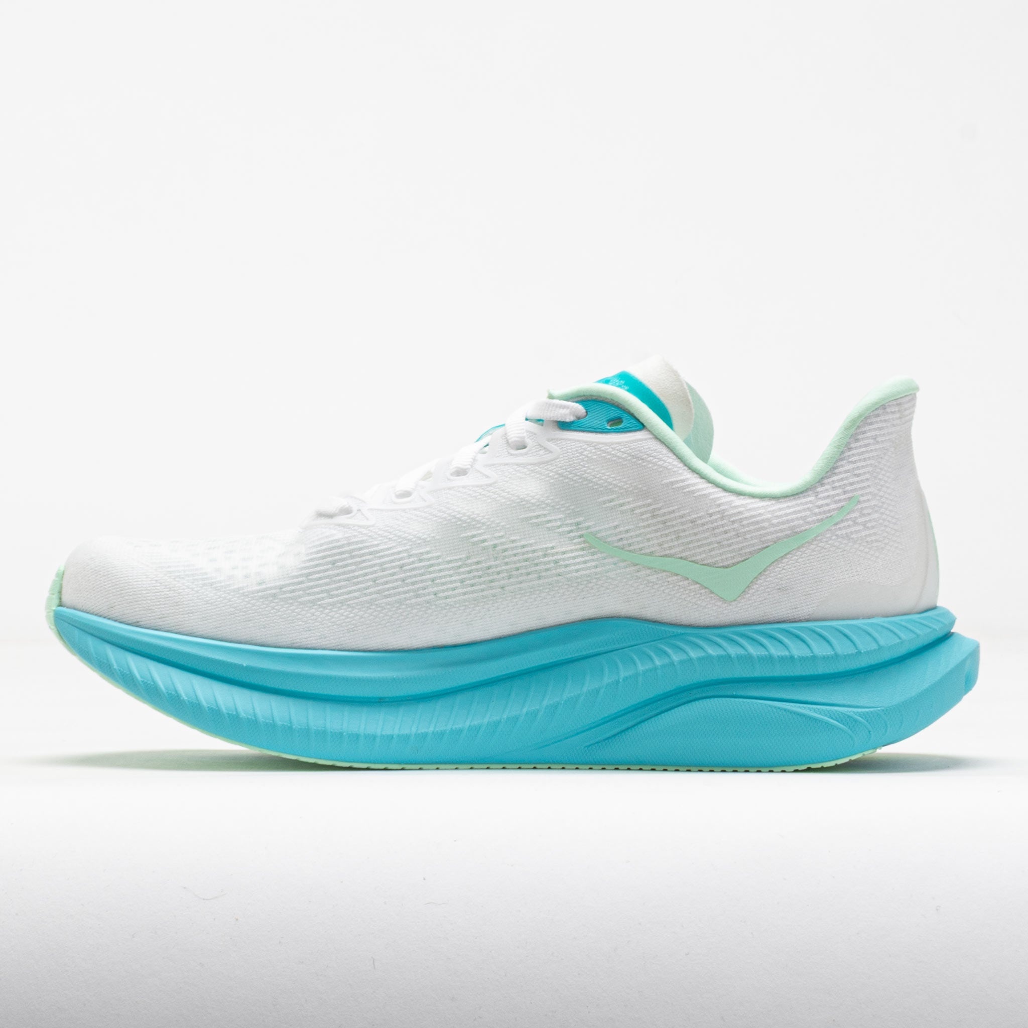 HOKA Mach 6 Women's White/Cielo Blue - 2