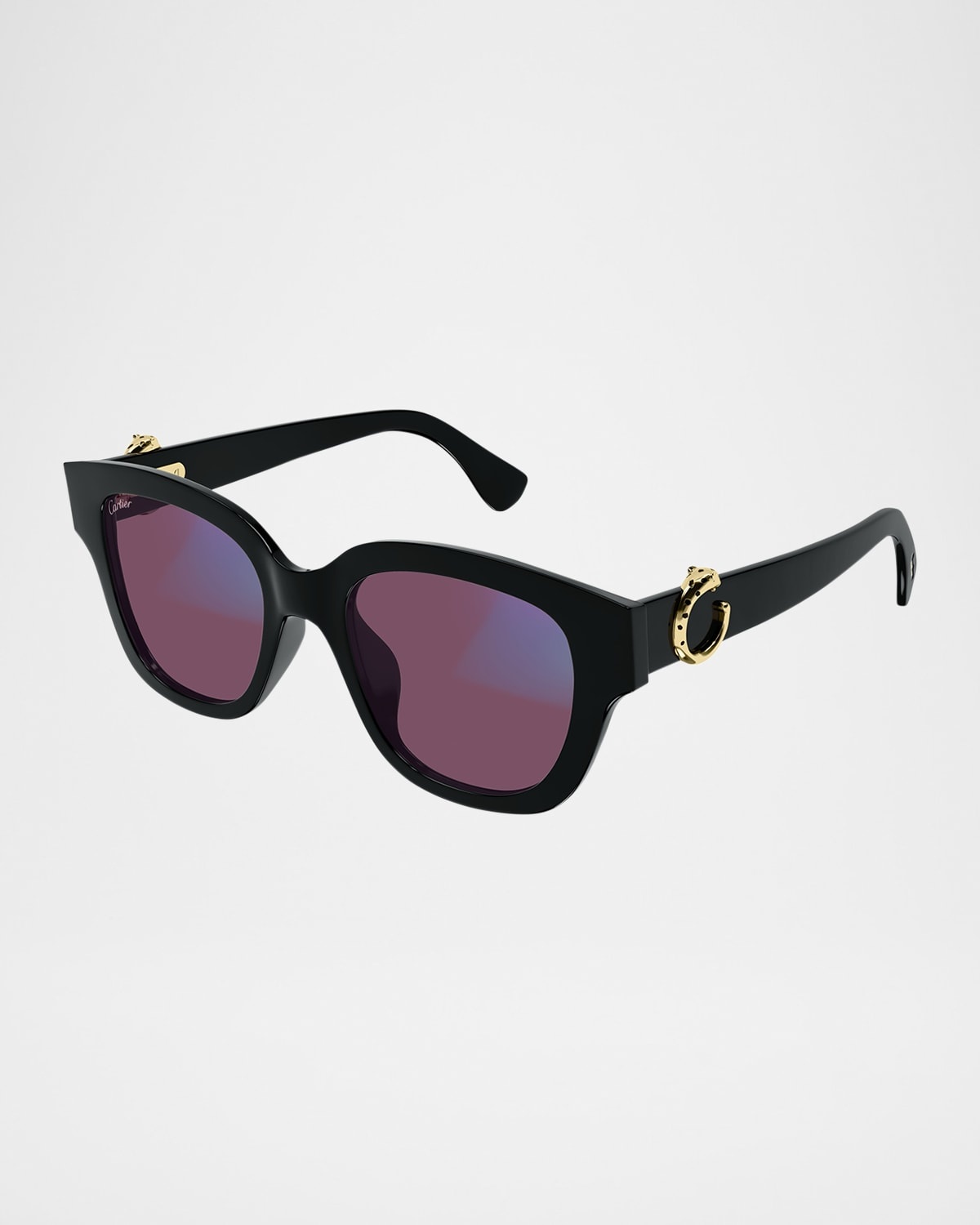 C-Logo Acetate Rectangle Glasses - 5
