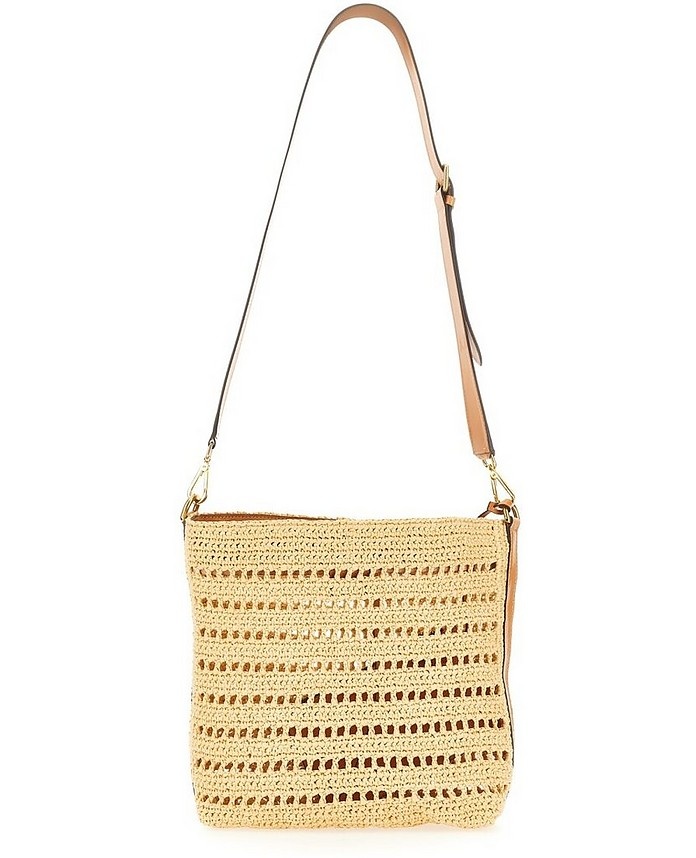 ショルダーバッグ ETRO PERFORATED RAFFIA SHOULDER BAG Etro Perforated Raffia Shoulder Bag | italist