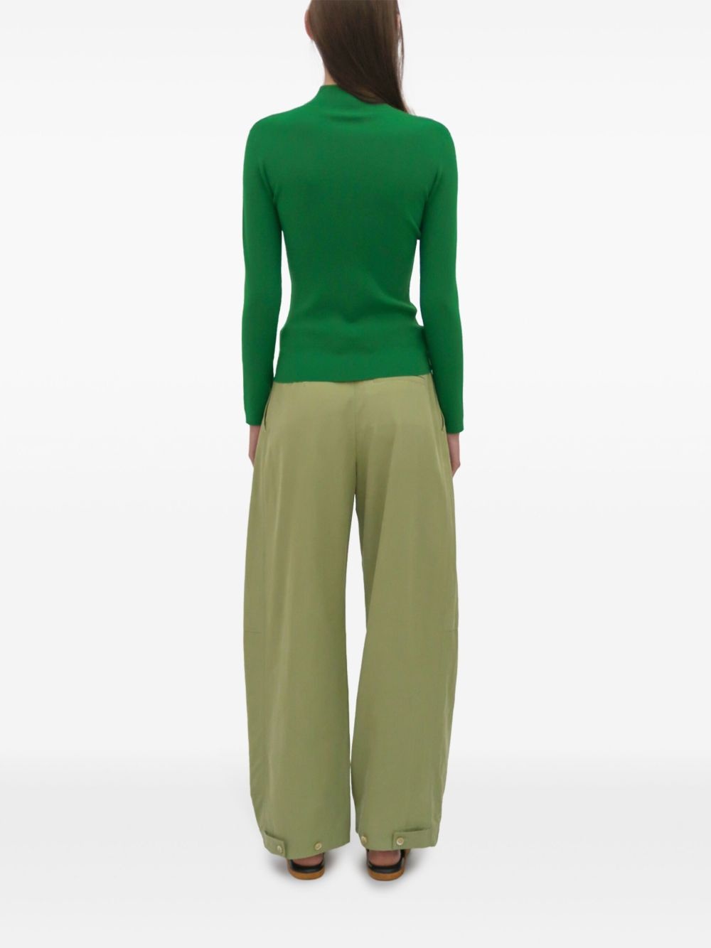 straight-leg trousers - 5