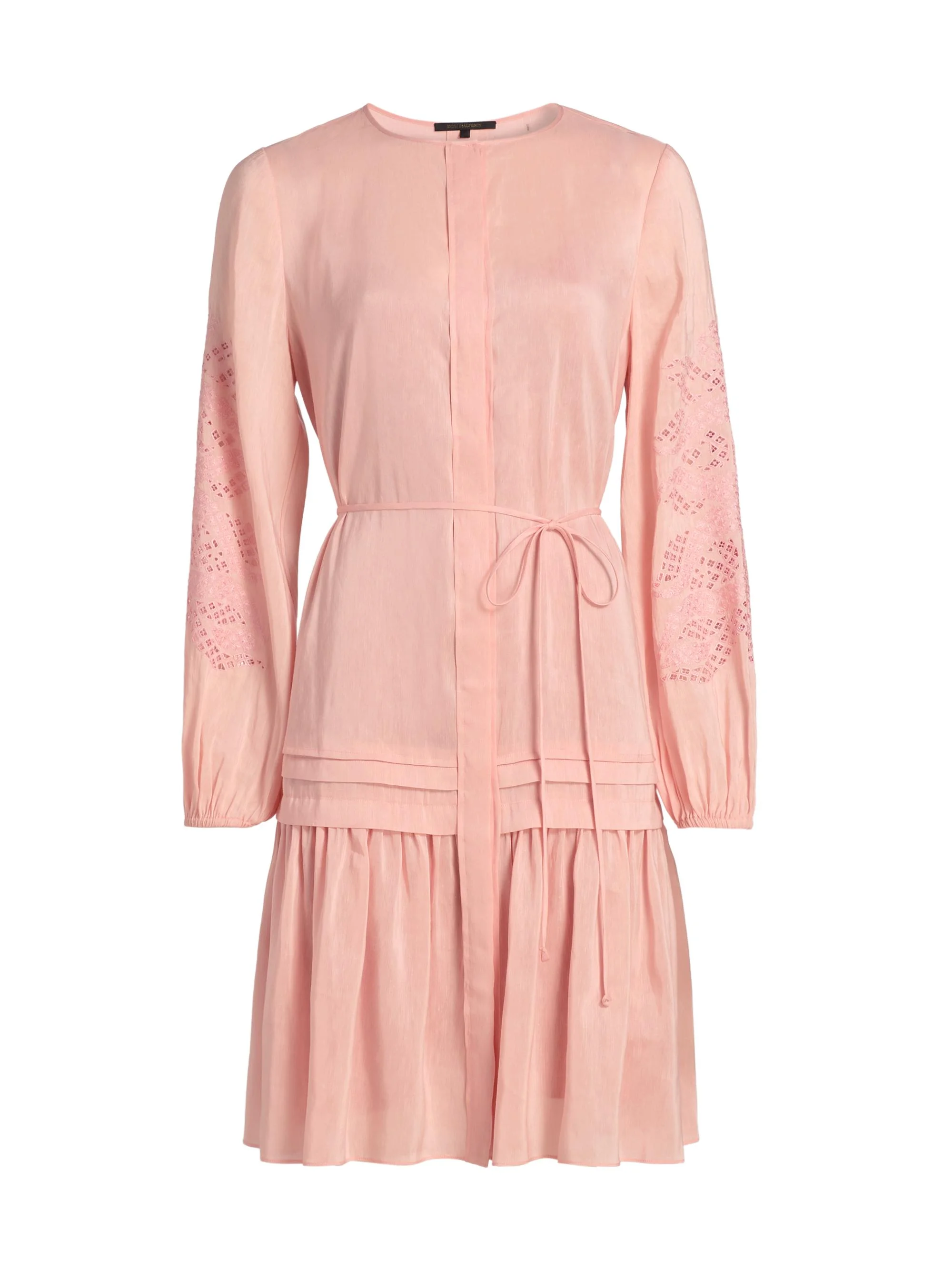 Women's Carrie Linen-Silk Midi-Dress - Quartz - 1