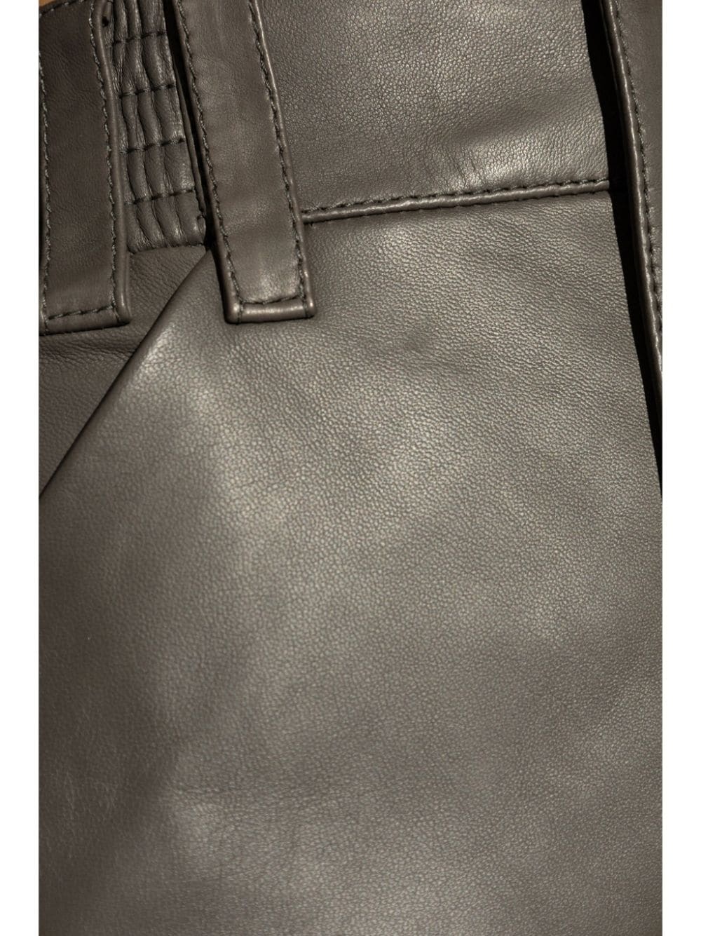 leather pencil skirt - 5