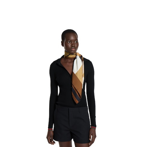 Printed silk carré - 4