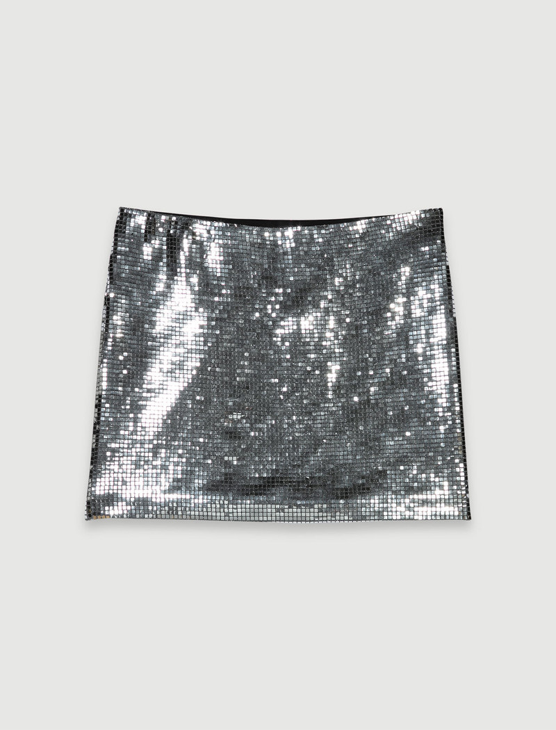 Short skirt with rhinestones 1