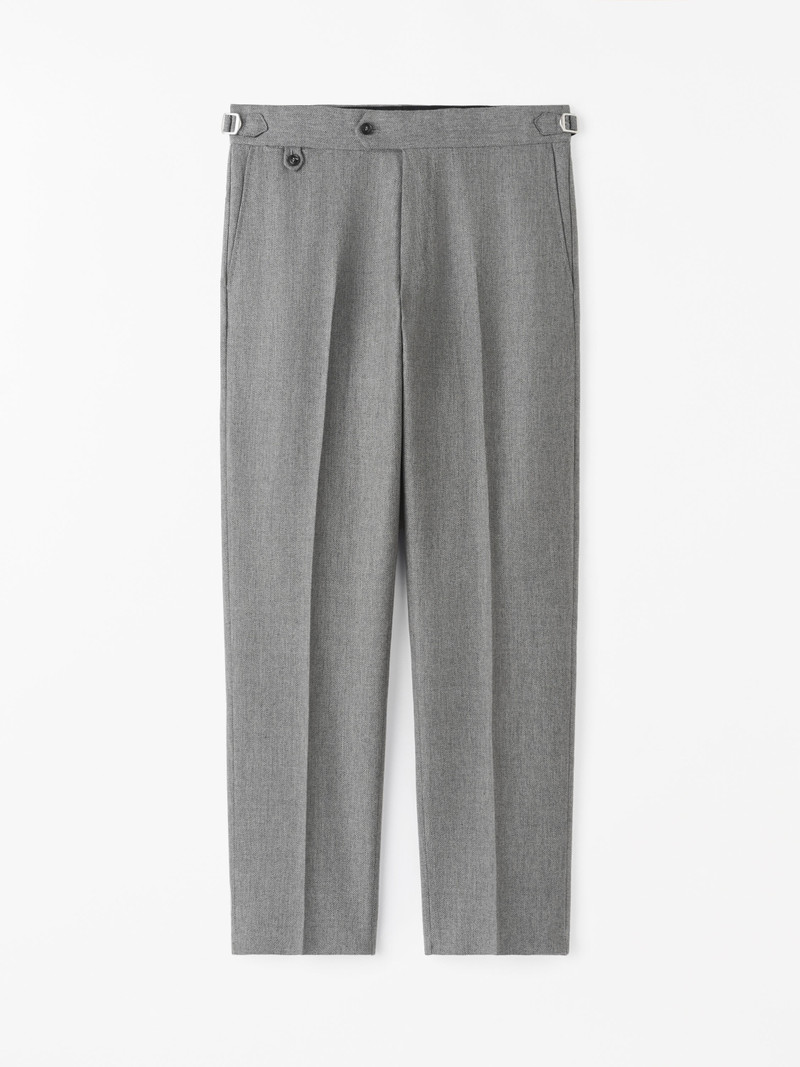 Tense A Mid-Rise Wool Trousers 1