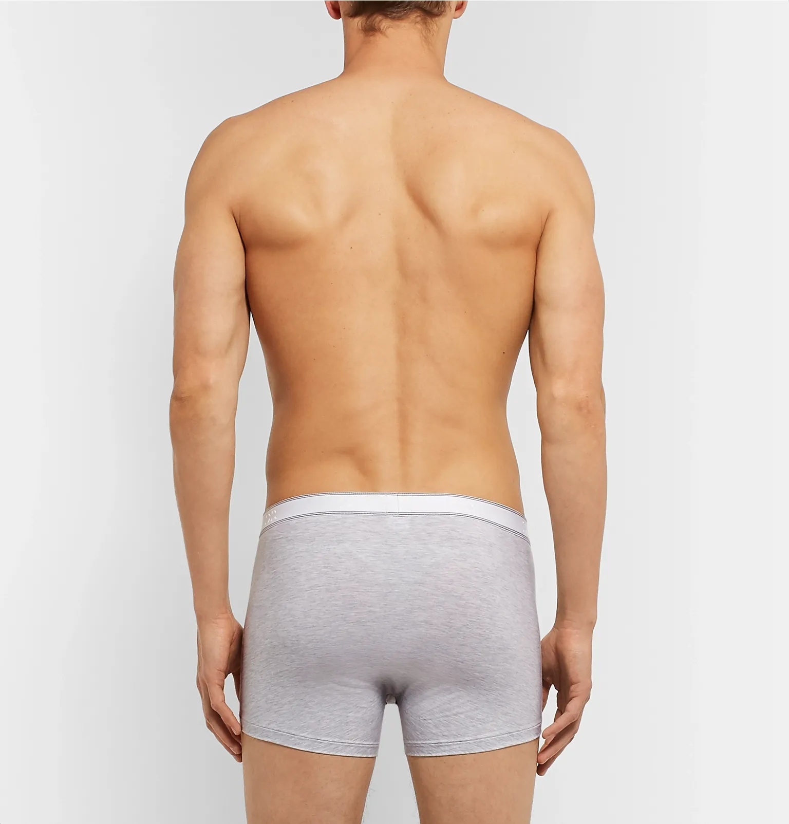 Ethan Mélange Stretch-Cotton Boxer Briefs - 3