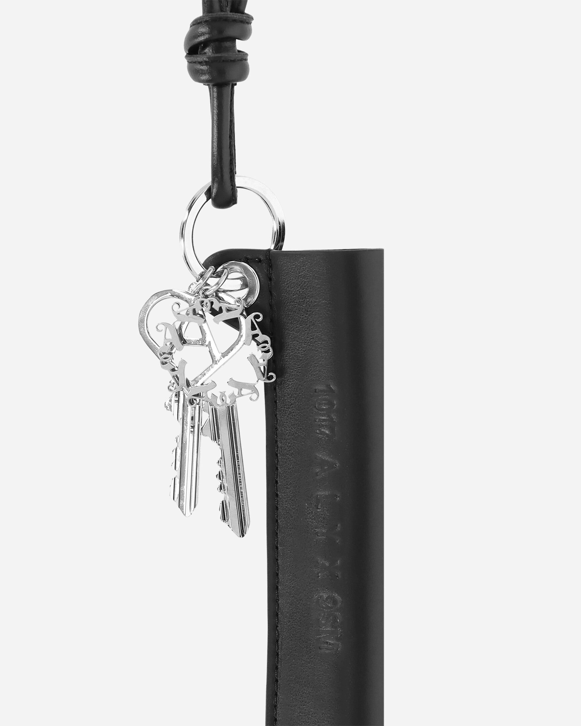 Leather Keychain Black - 4