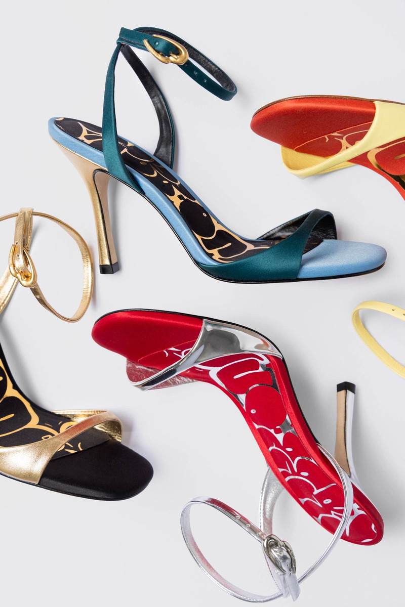 Freya Sandal Gold Leather 6