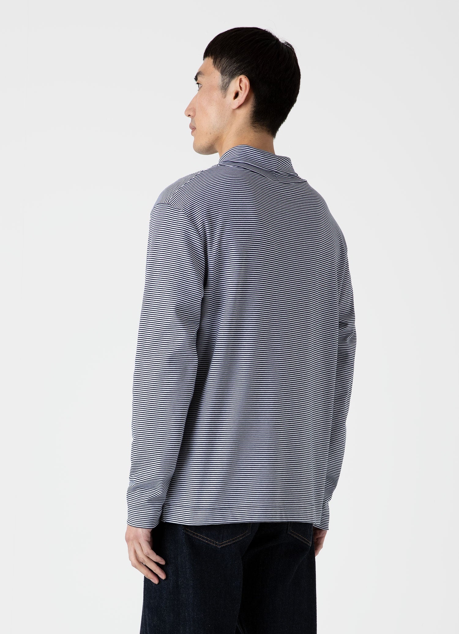 Sunspel x Nigel Cabourn Carbon Brushed Roll Neck - 5