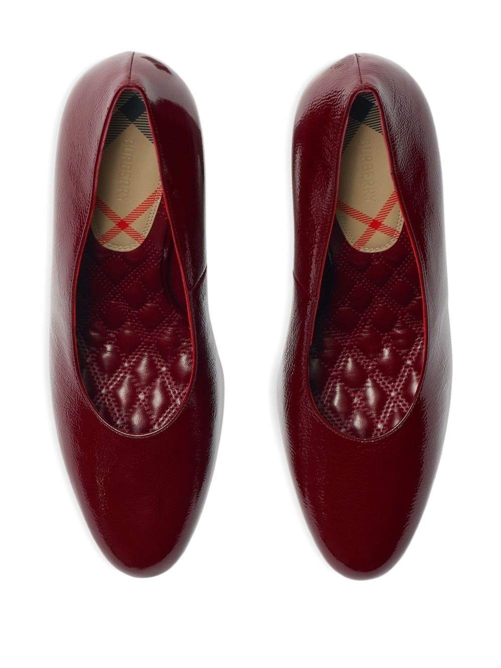 Scarpins Trinket patent leather block-heel pumps - 4