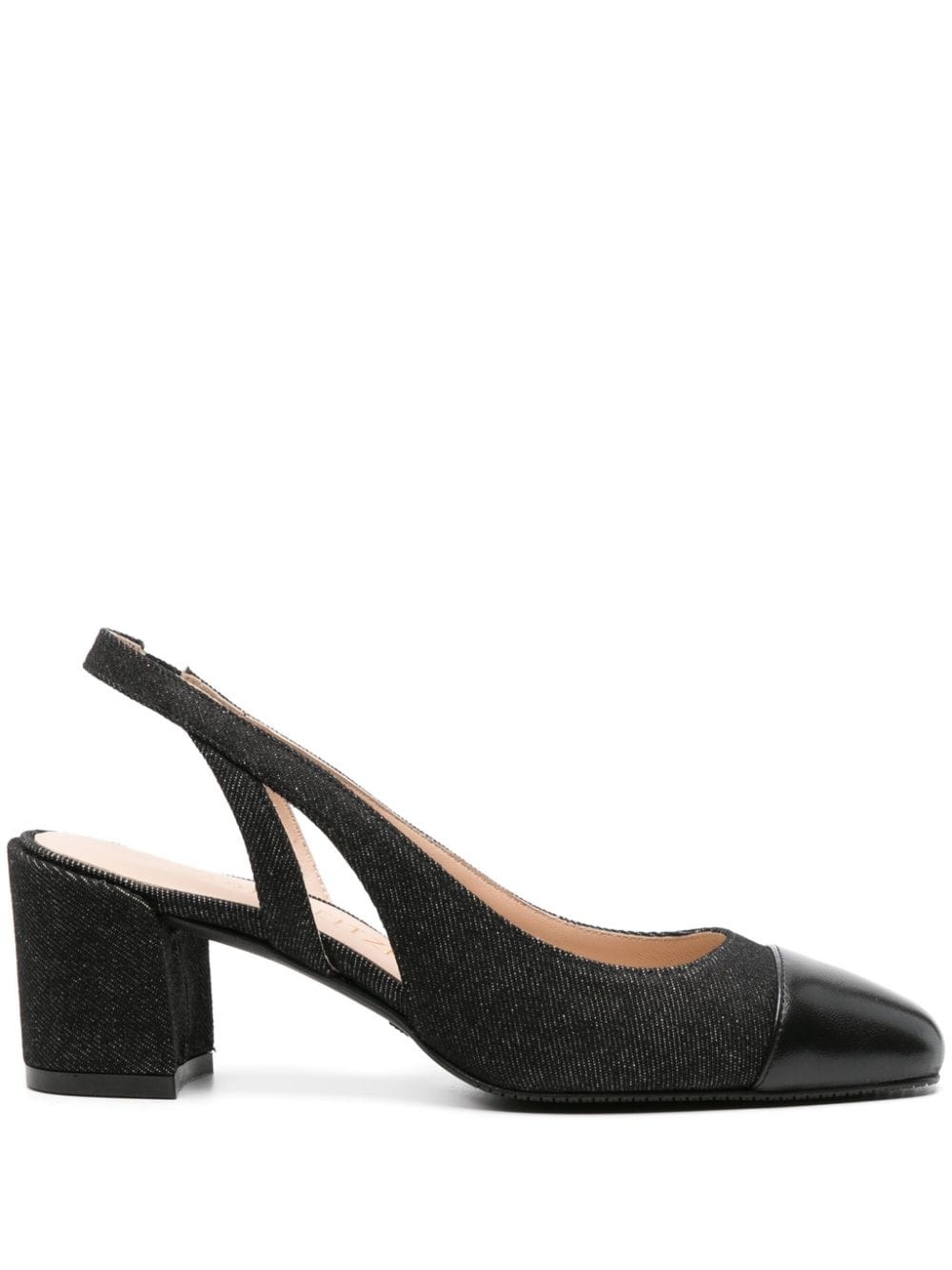 Sleek 50mm slingback pumps - 1