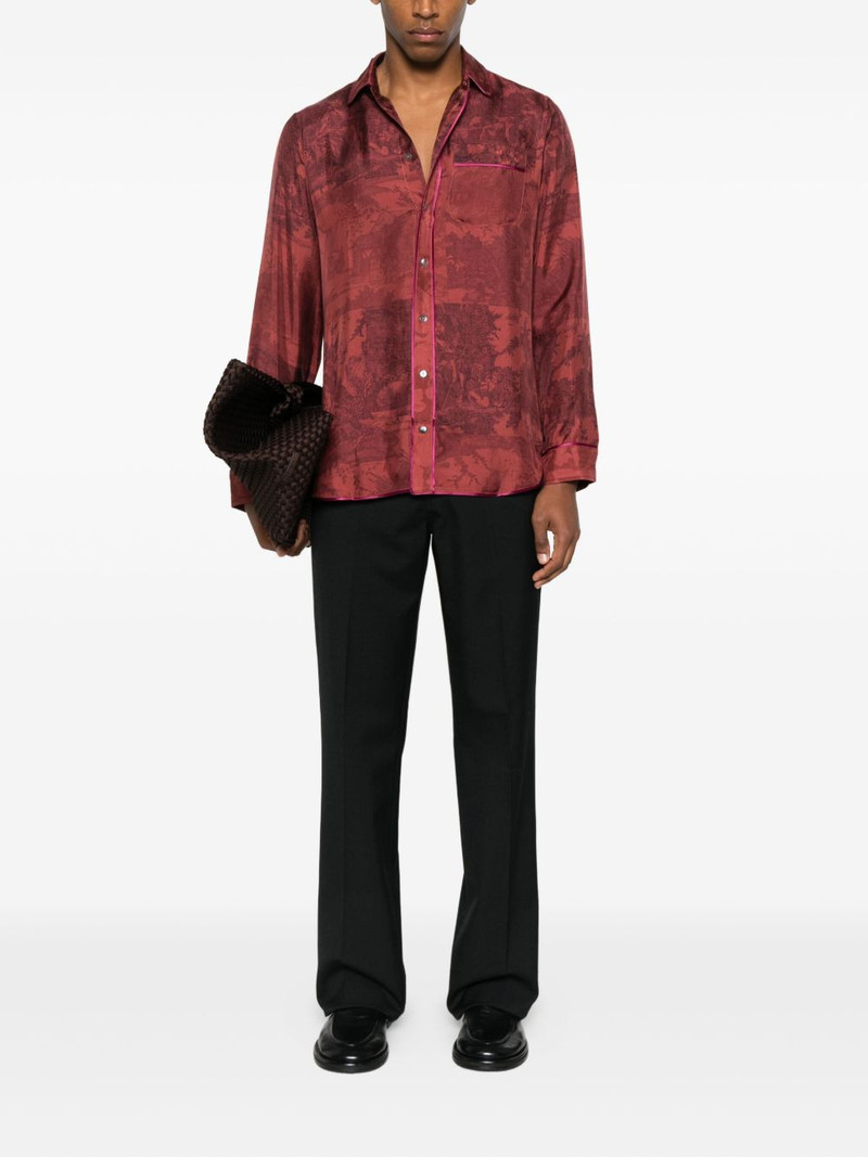 Pierre-Louis Mascia print pocket shirt outlook