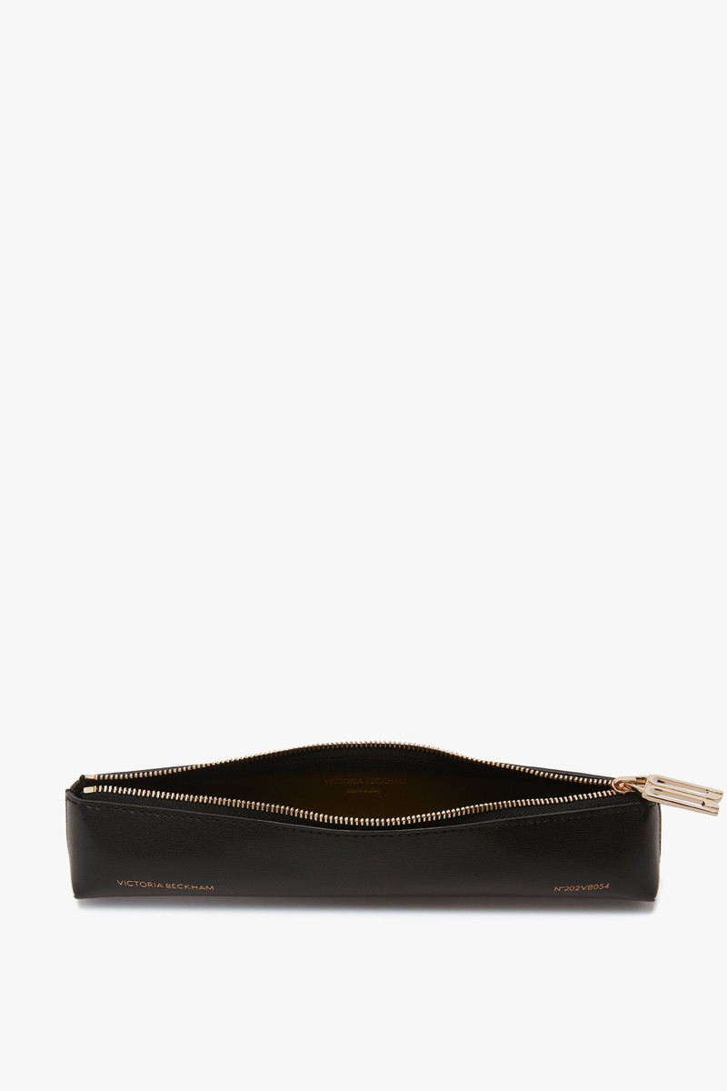 Pencil Case In Black Leather 5