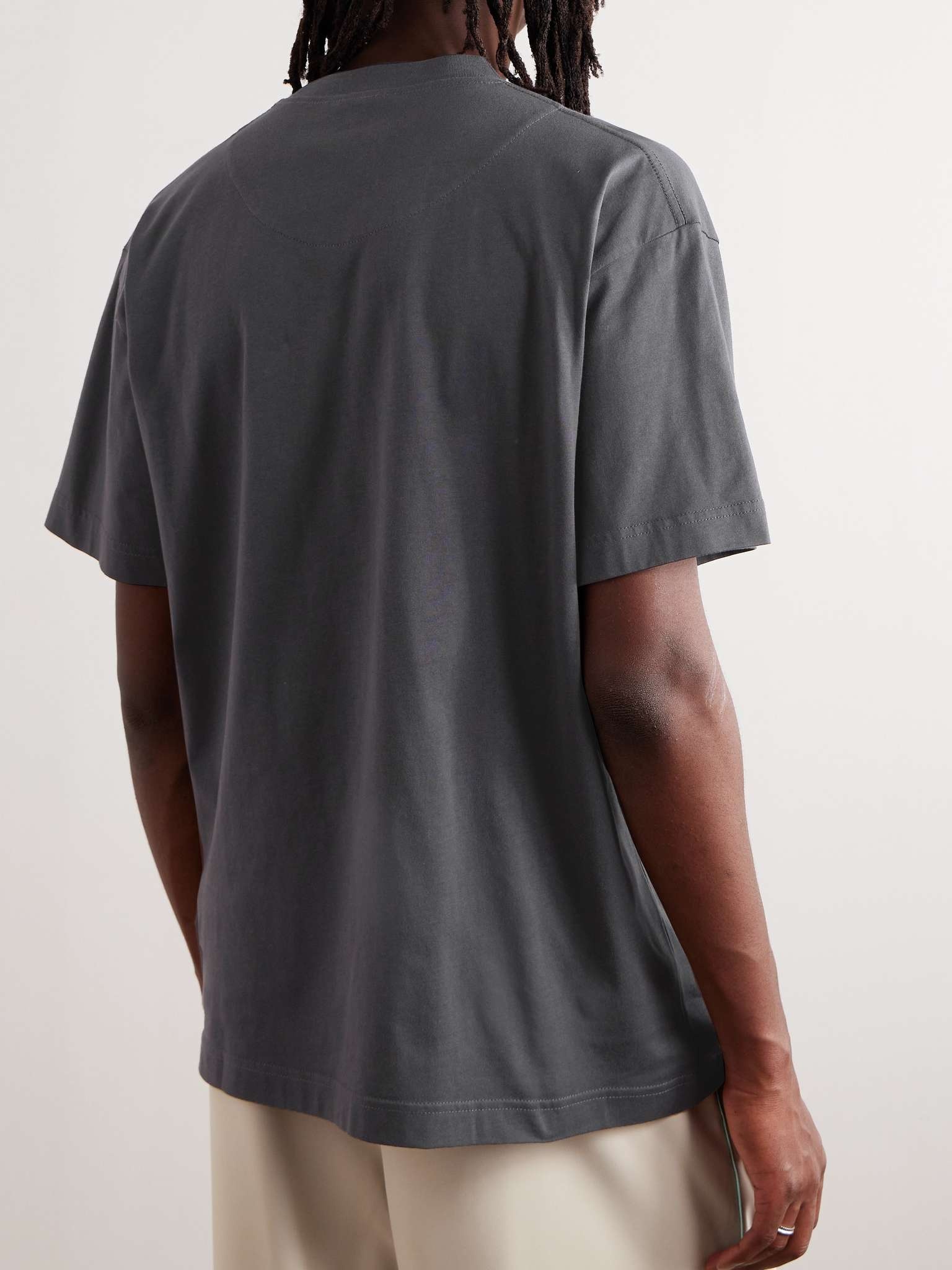 Logo-Print Cotton-Jersey T-Shirt - 3