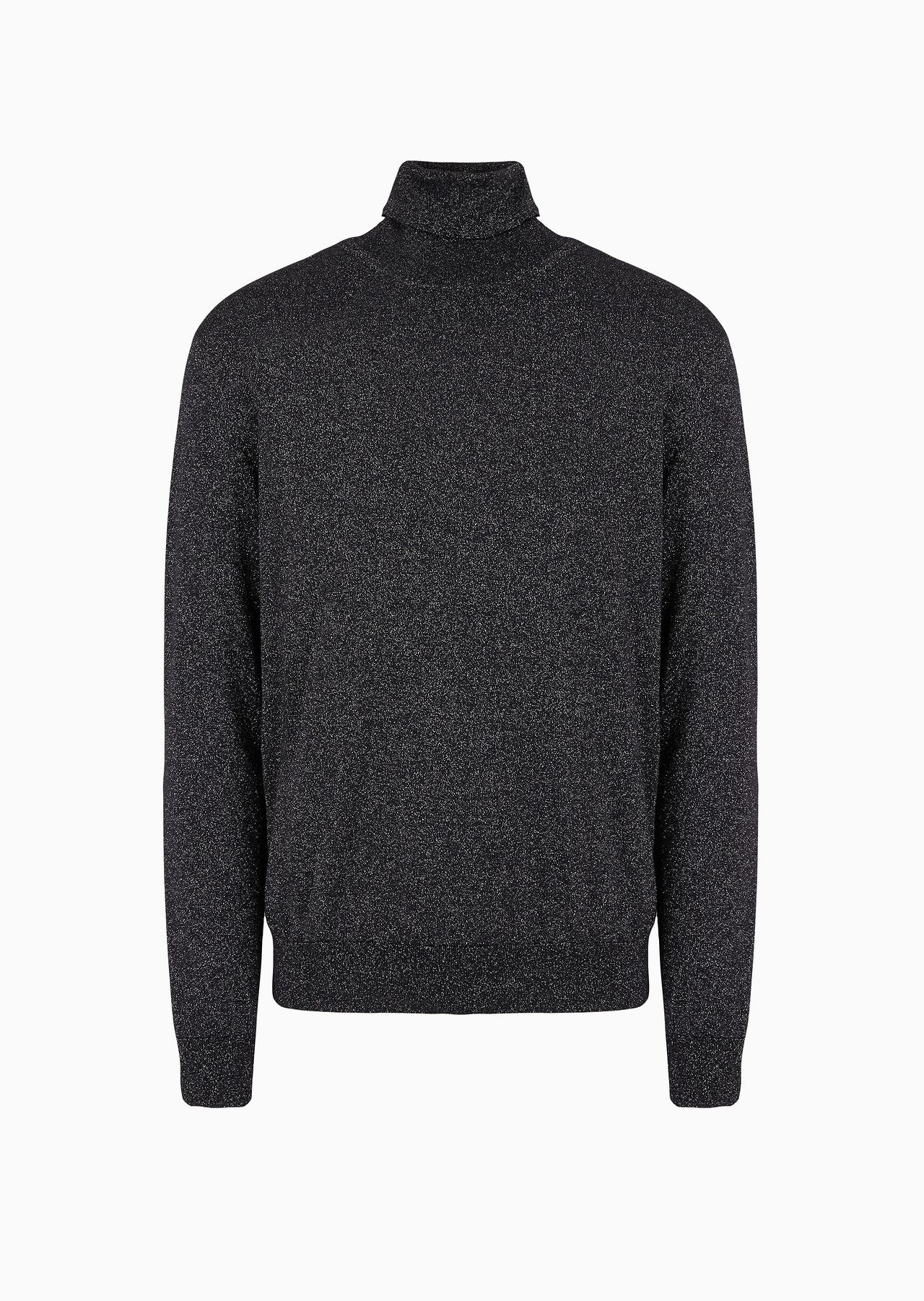 Giorgio’s rollneck jumper in cashmere, silk and lurex - 1