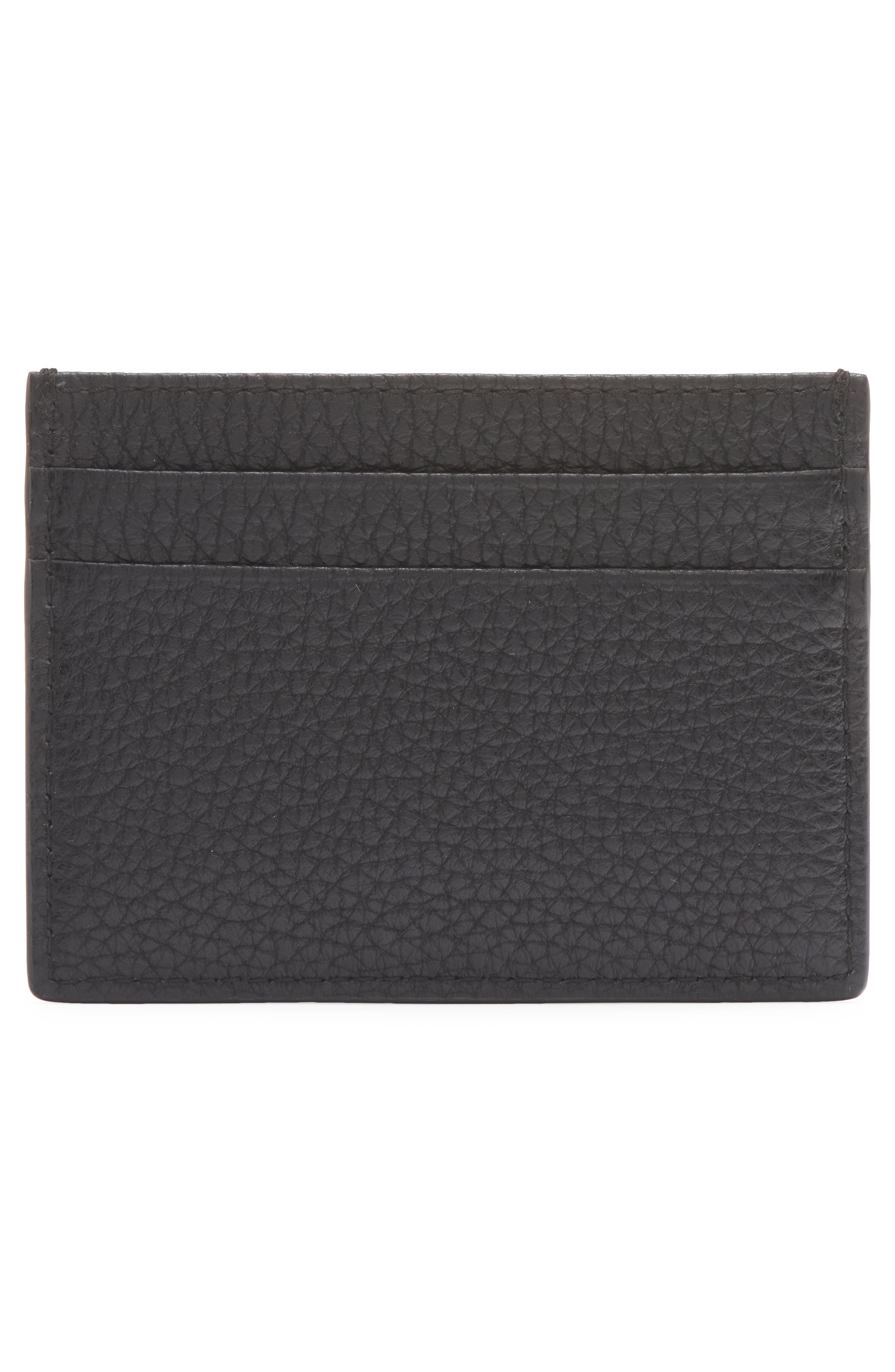DG Puffy Logo Leather Card Case - 4