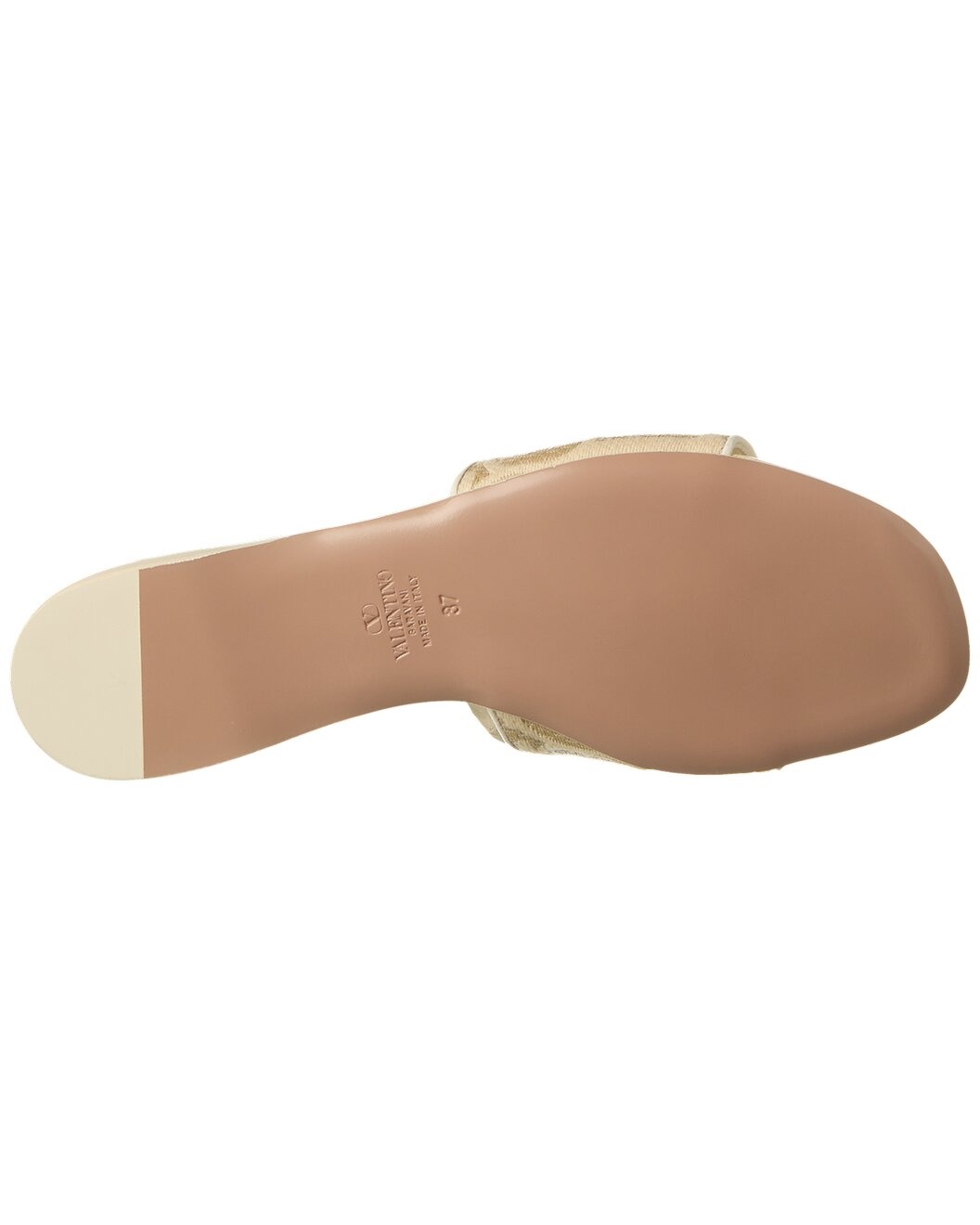 Valentino VLogo Canvas & Leather Sandal - 4