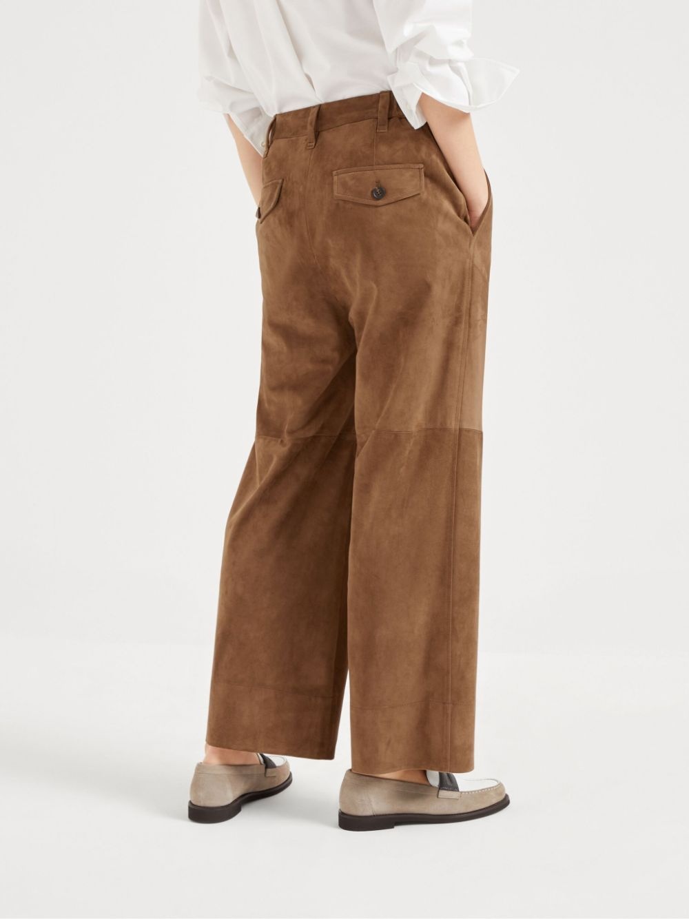 cropped chino trousers - 4