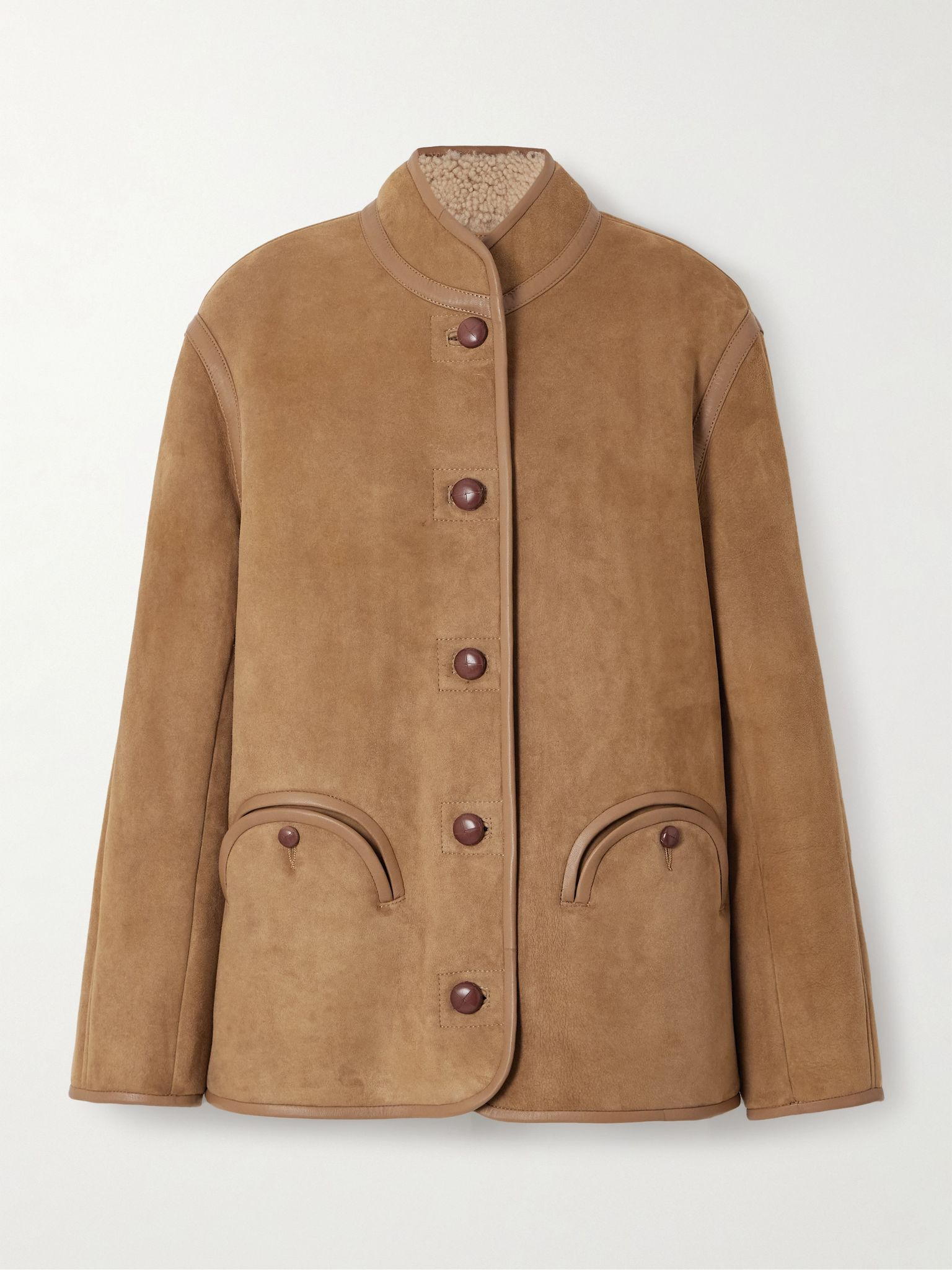 Tatoosh shearling jacket Camel - 1