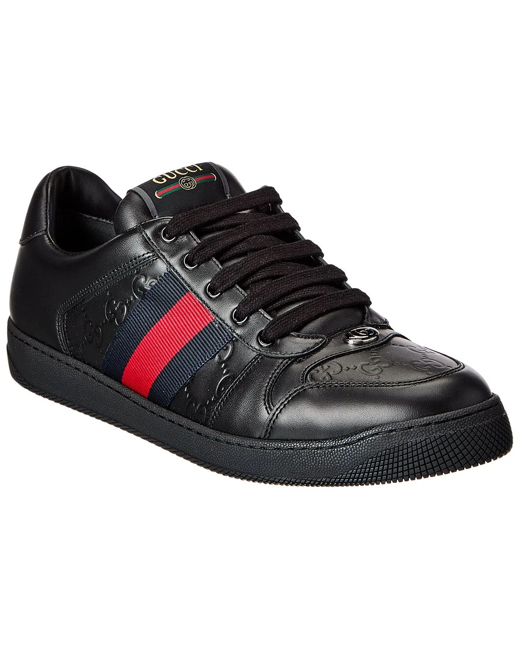 Gucci Screener Trainer Leather Sneaker - 1