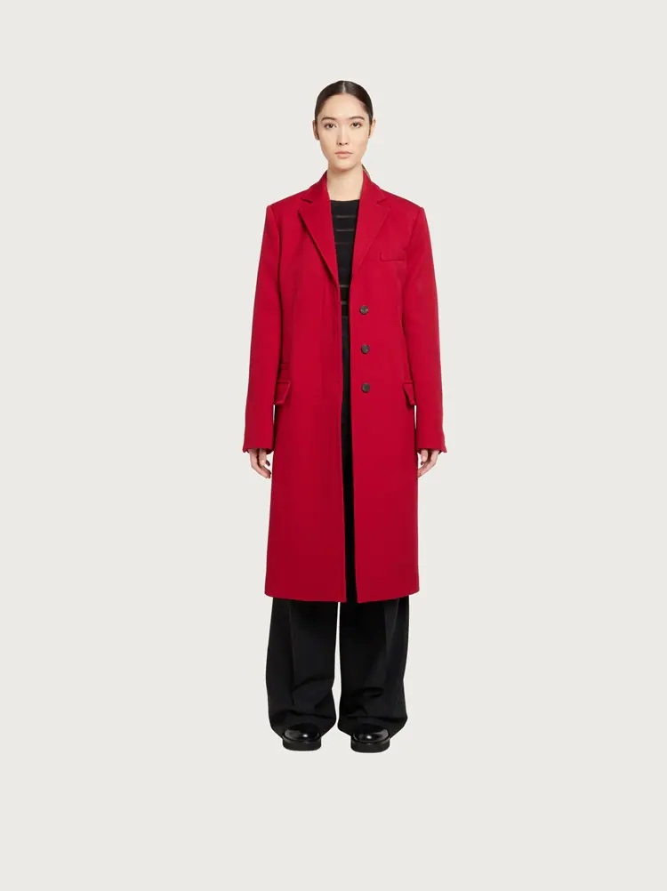 SINGLE BREASTED COAT - 5