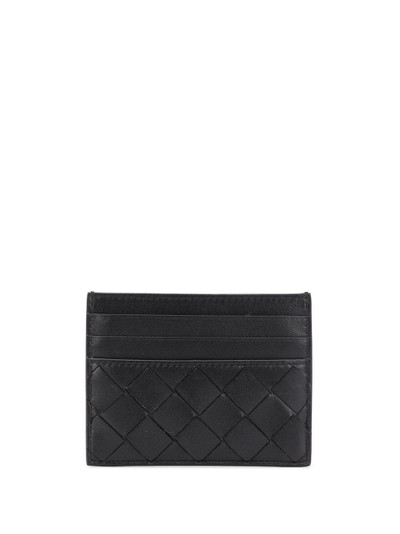 Bottega Veneta intrecciato weave cardholder outlook