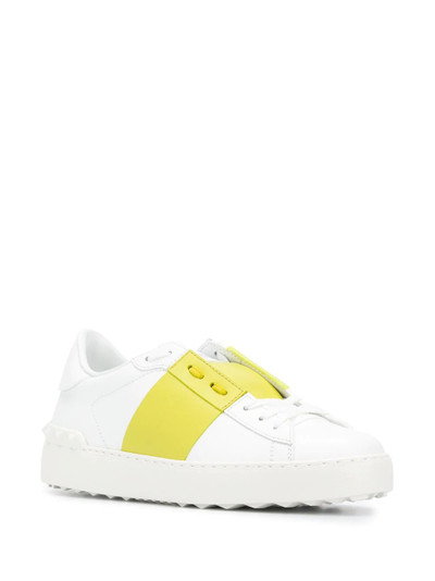 Valentino Open leather sneakers outlook