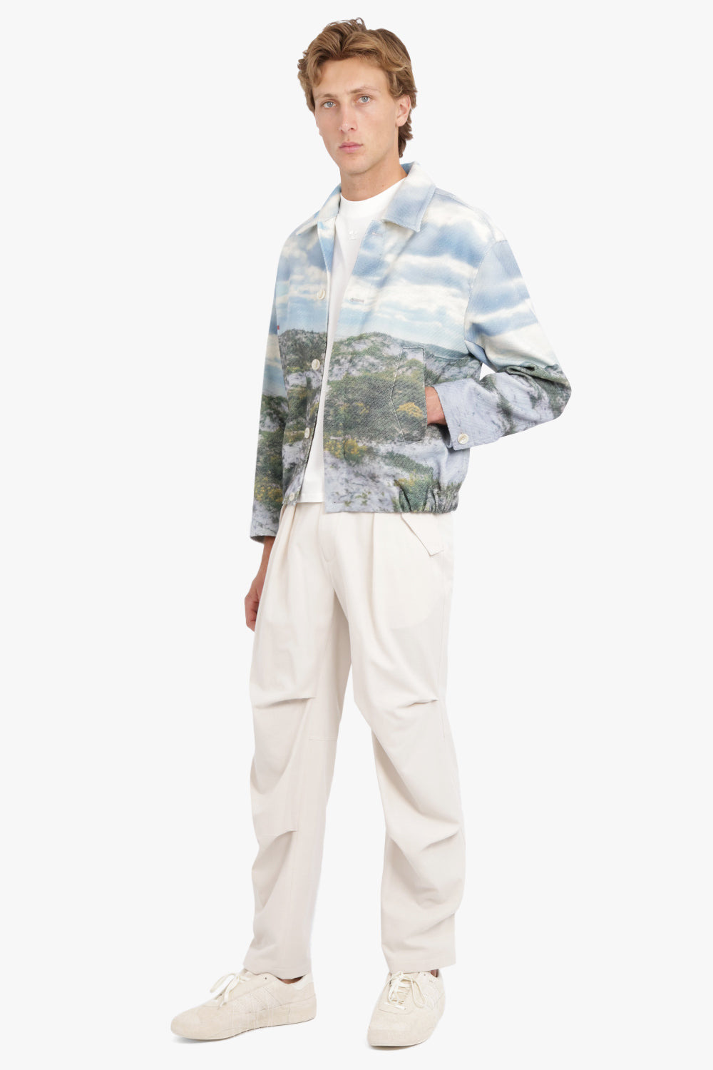 FULL PRINTED JACKET OCEAN | BLUE - 2