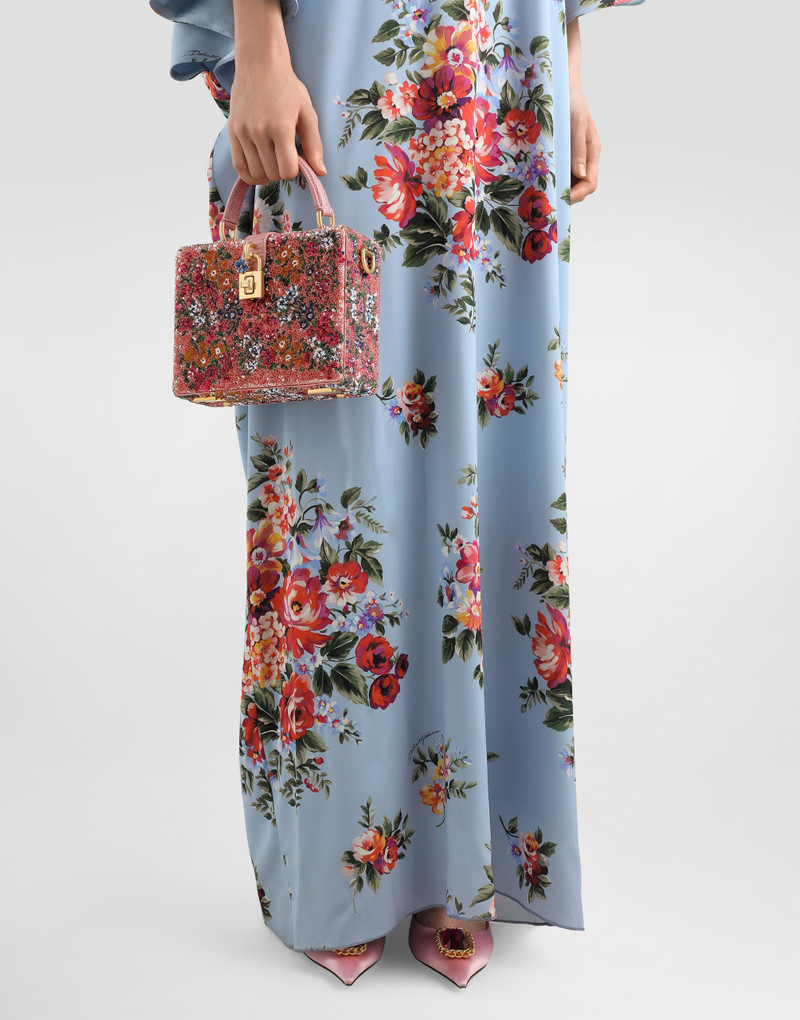 Dolce & Gabbana Dolce Box sequin embroidery handbag outlook