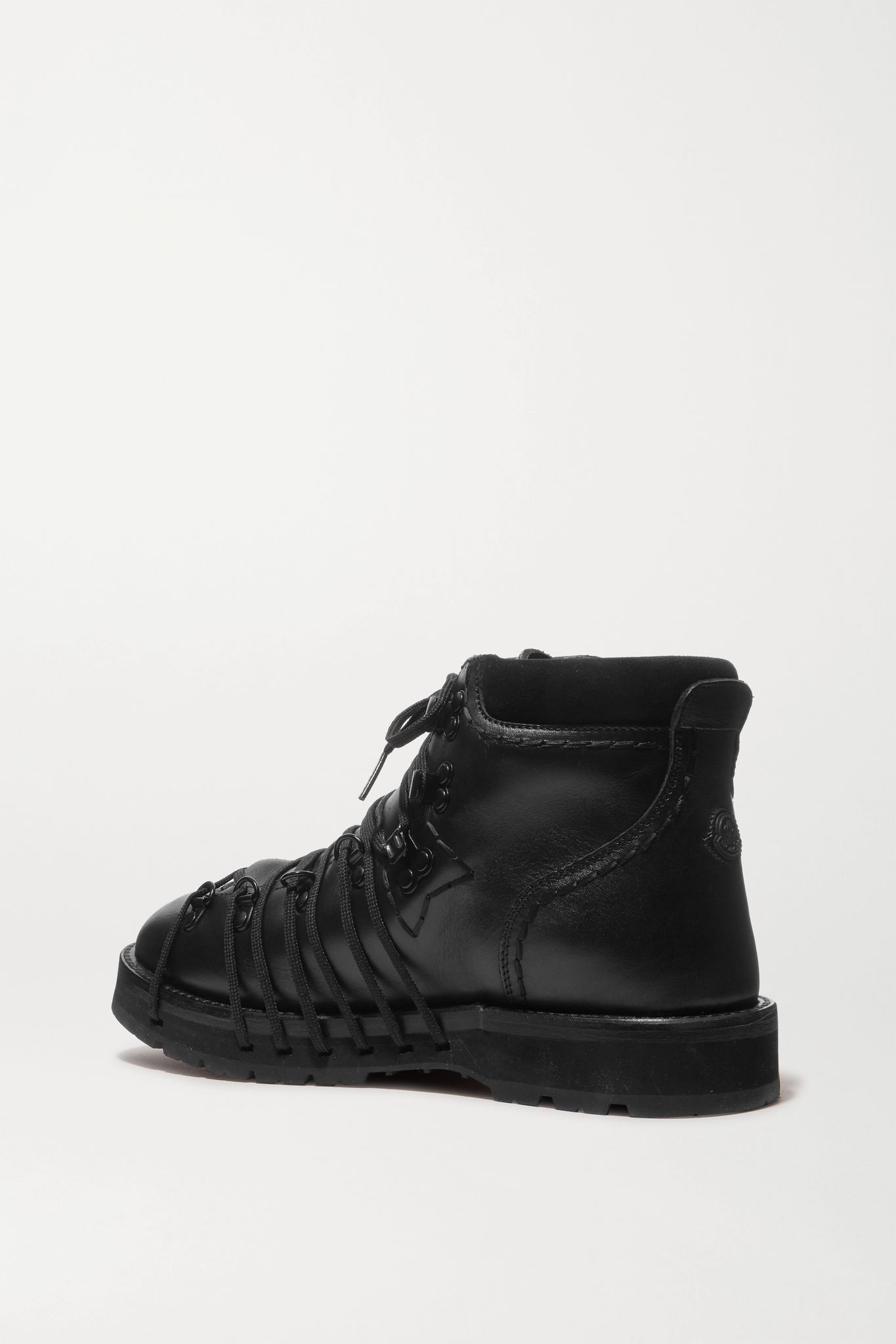 + 6 Noir Kei Ninomiya suede-trimmed leather ankle boots - 4