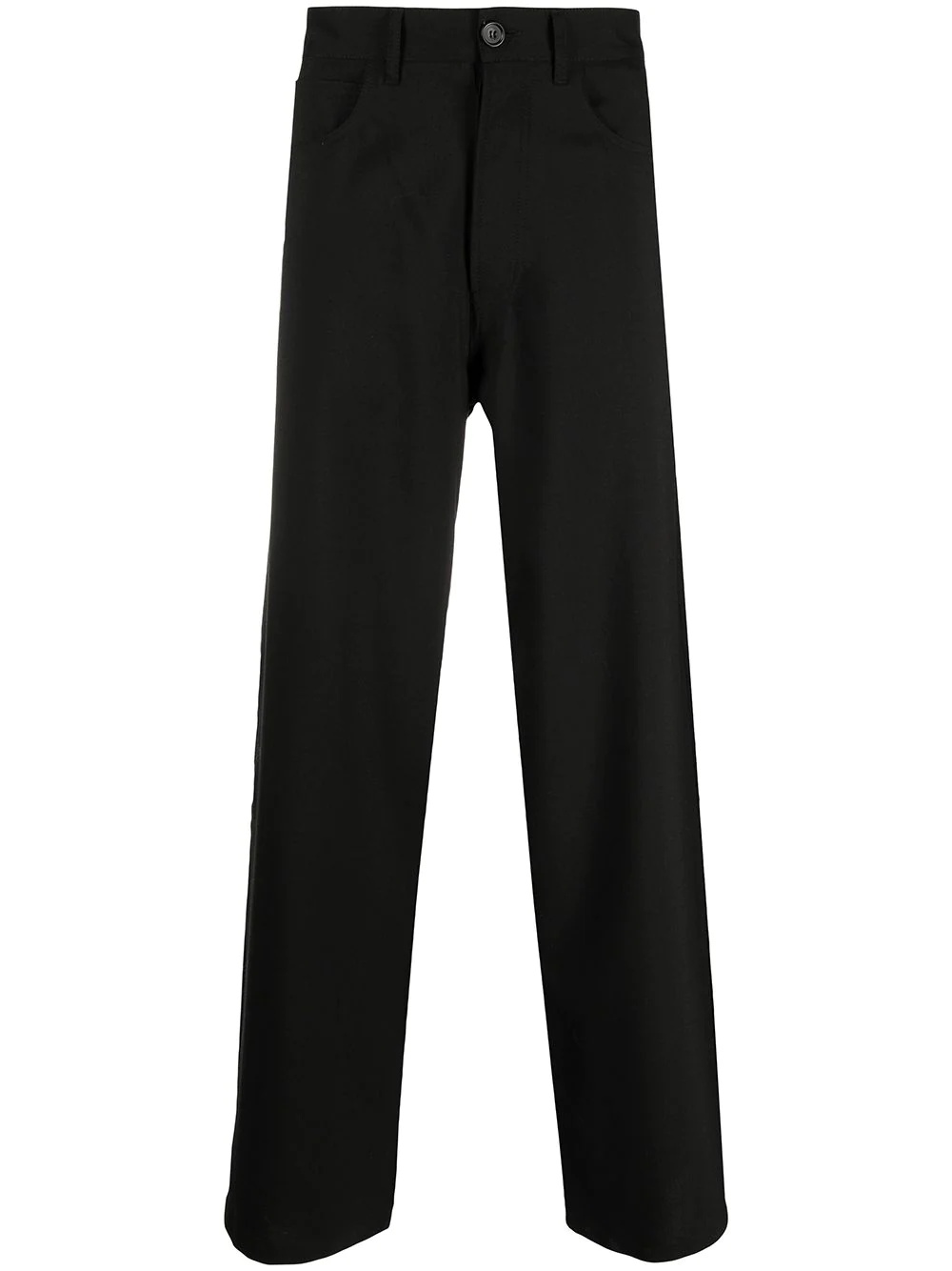 high-waist wide-leg trousers - 1