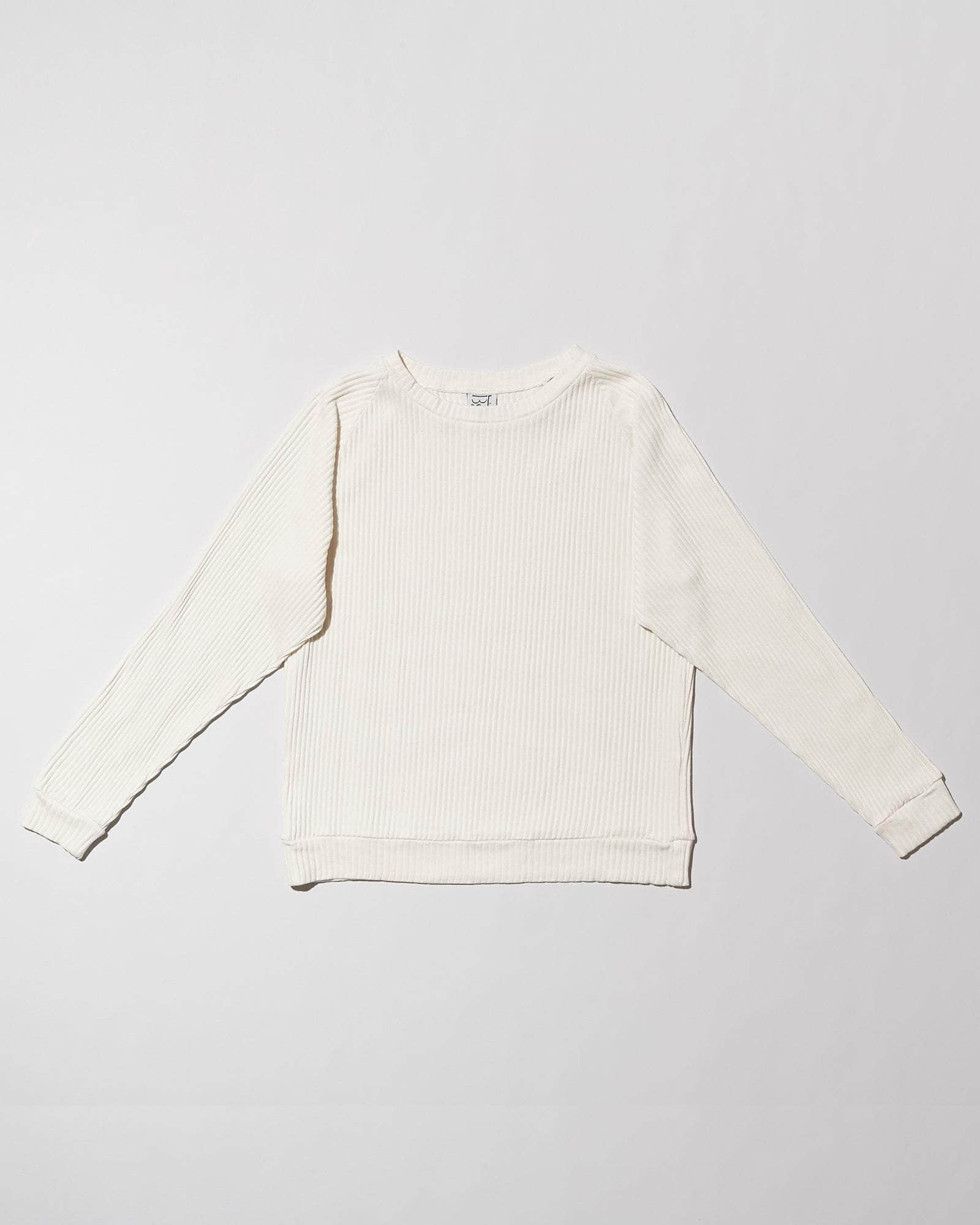 Basic Sweatshirt - Organic Cotton Rib Jersey - 8