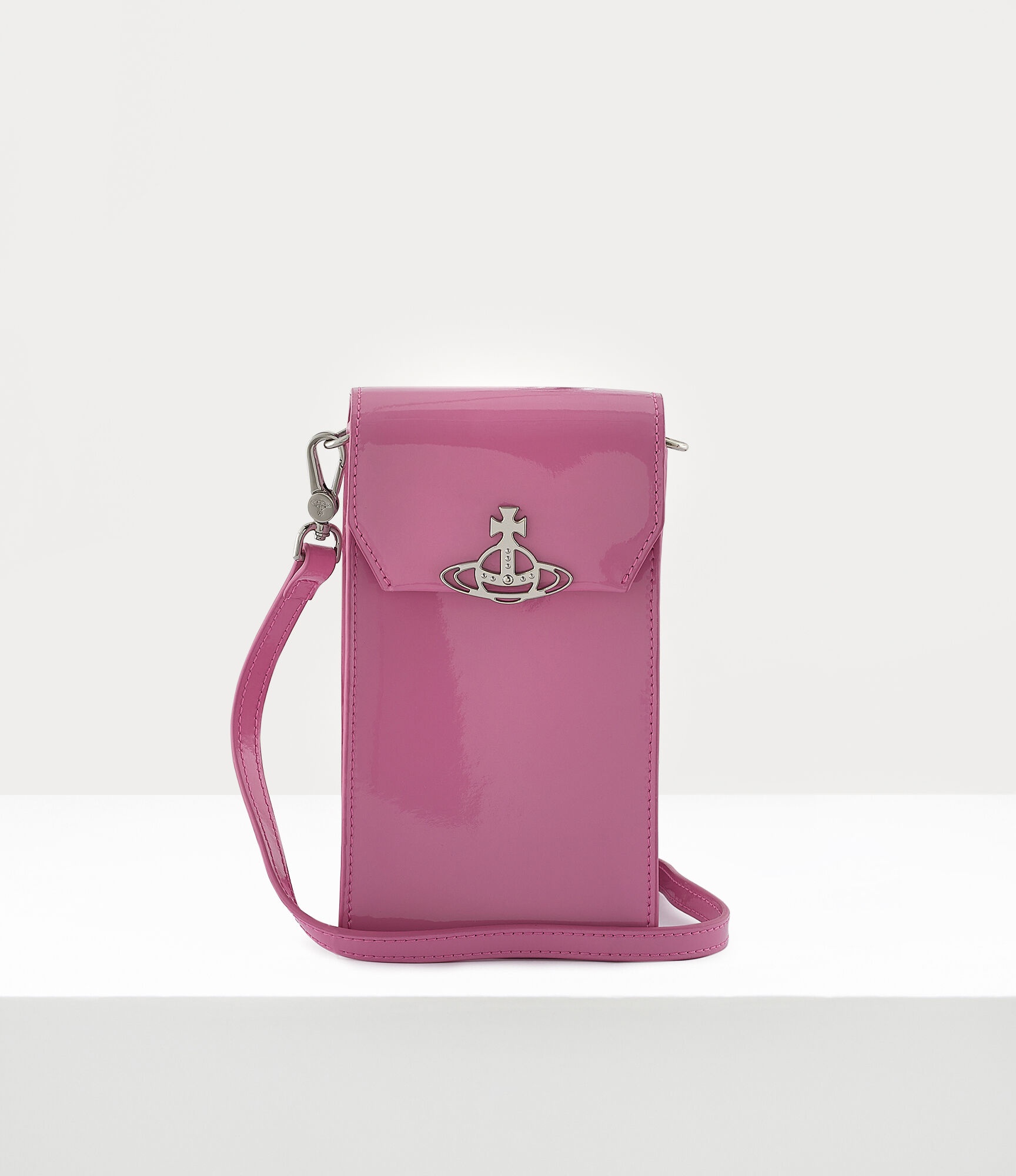 Vivienne Westwood SHINY PATENT PHONE BAG | REVERSIBLE