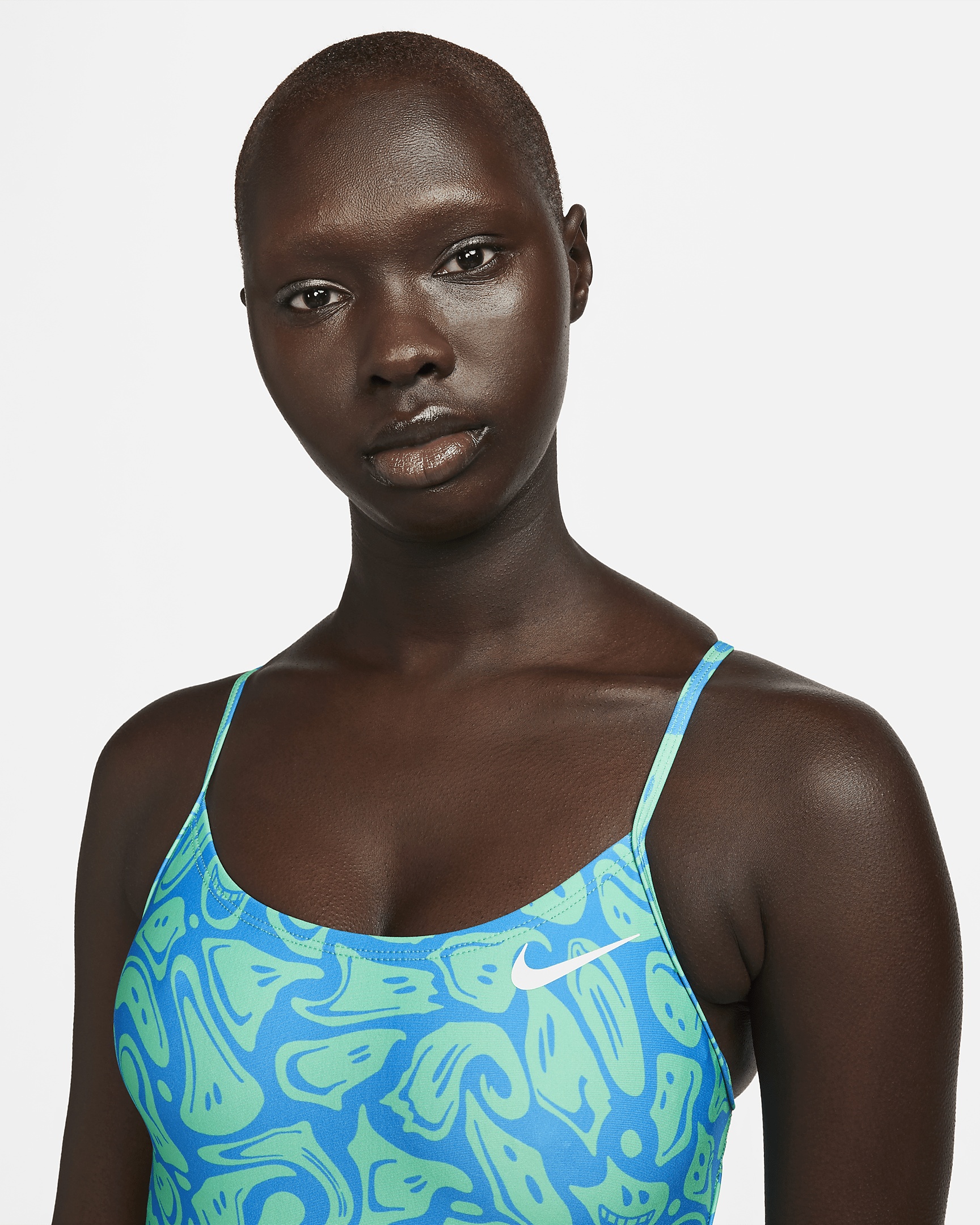 Nike Women's Swim HydraStrong Lace-Up Tie-Back One-Piece Swimsuit - 3