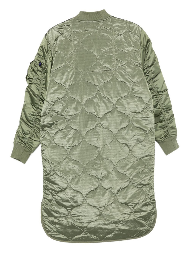 ALPHA INDUSTRIES quilted zip-up jacket outlook